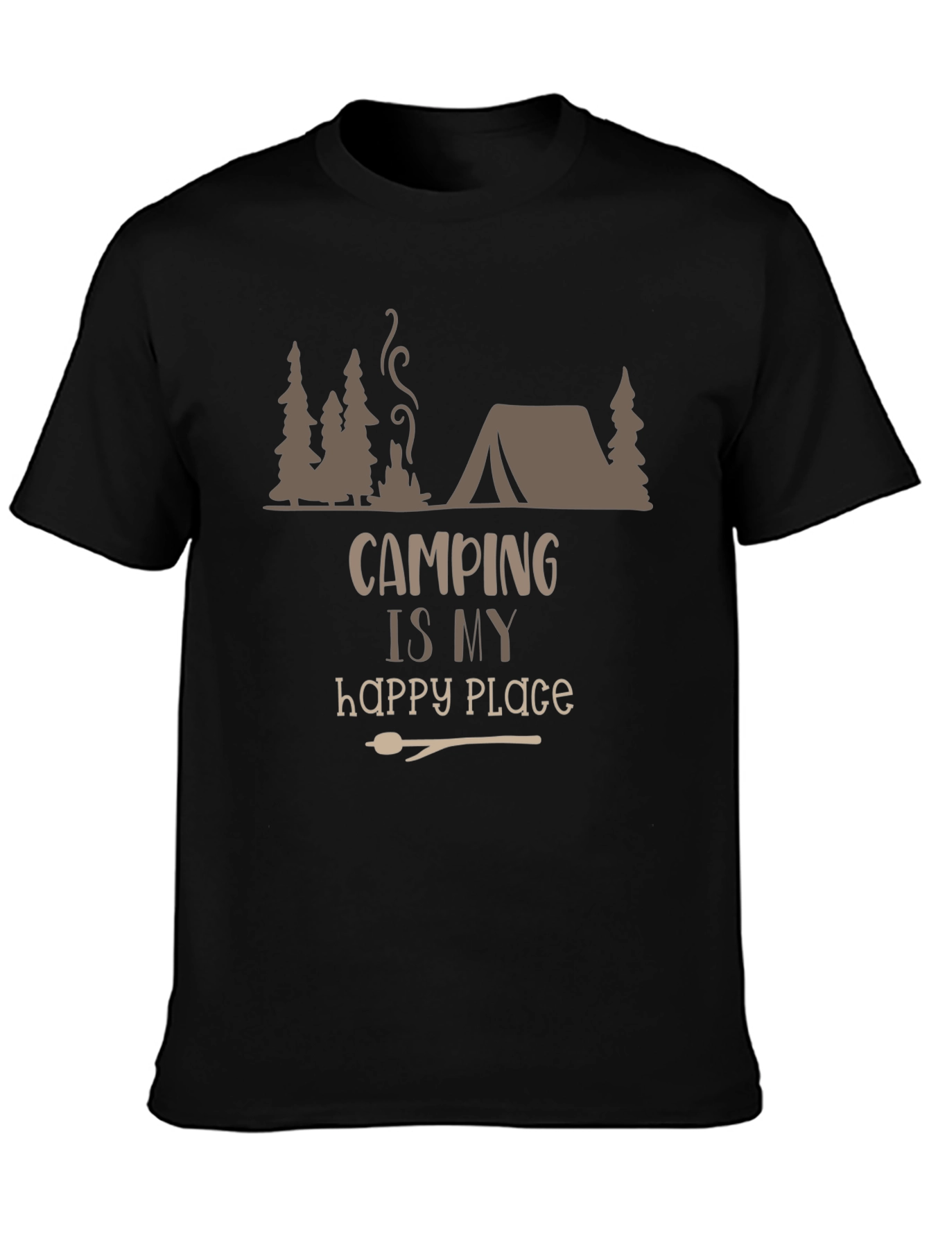 Camping Is My Happy Place Graphic Tee