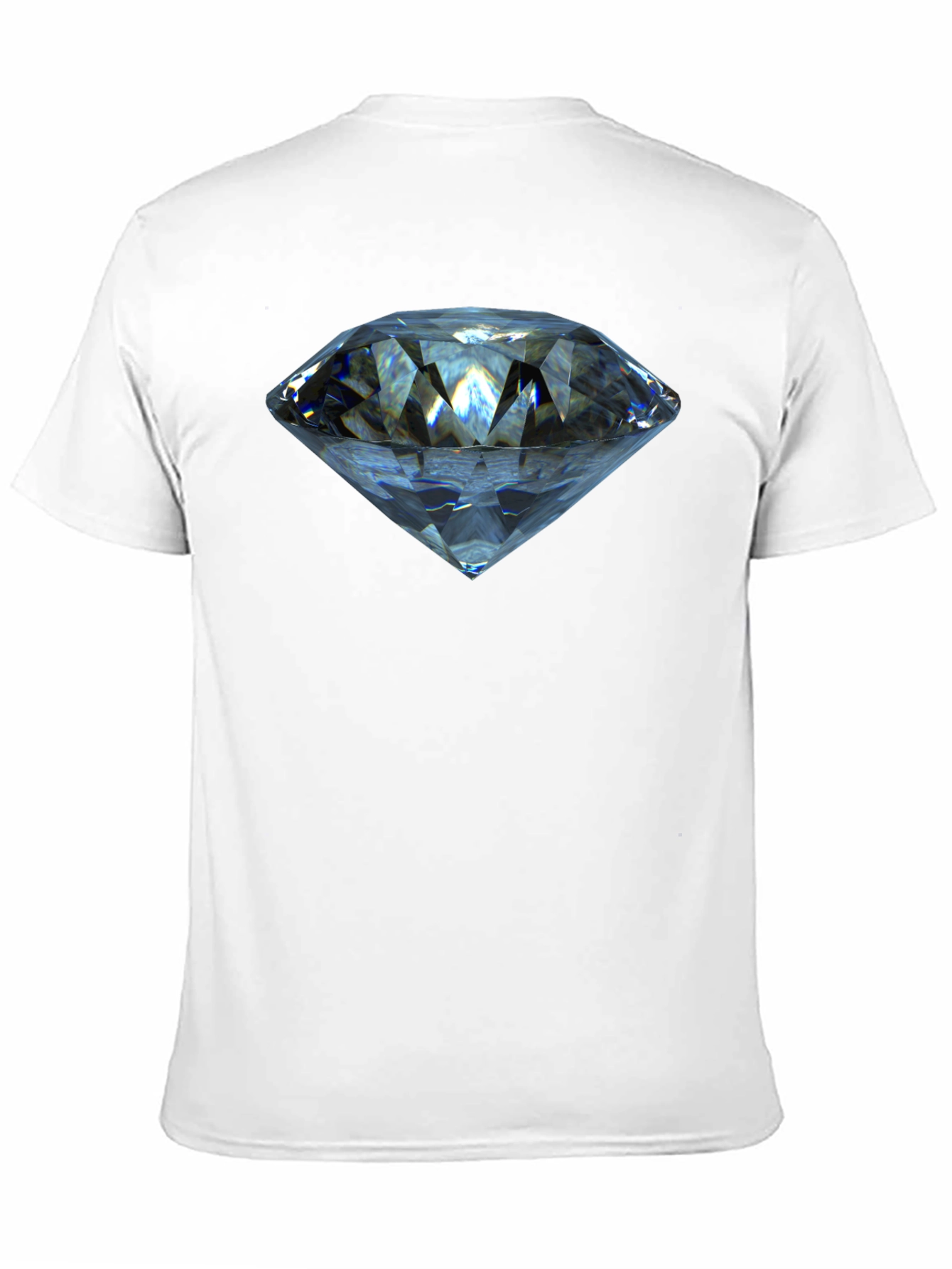 Diamond Graphic T-Shirt - Stylish Crew Neck Tee