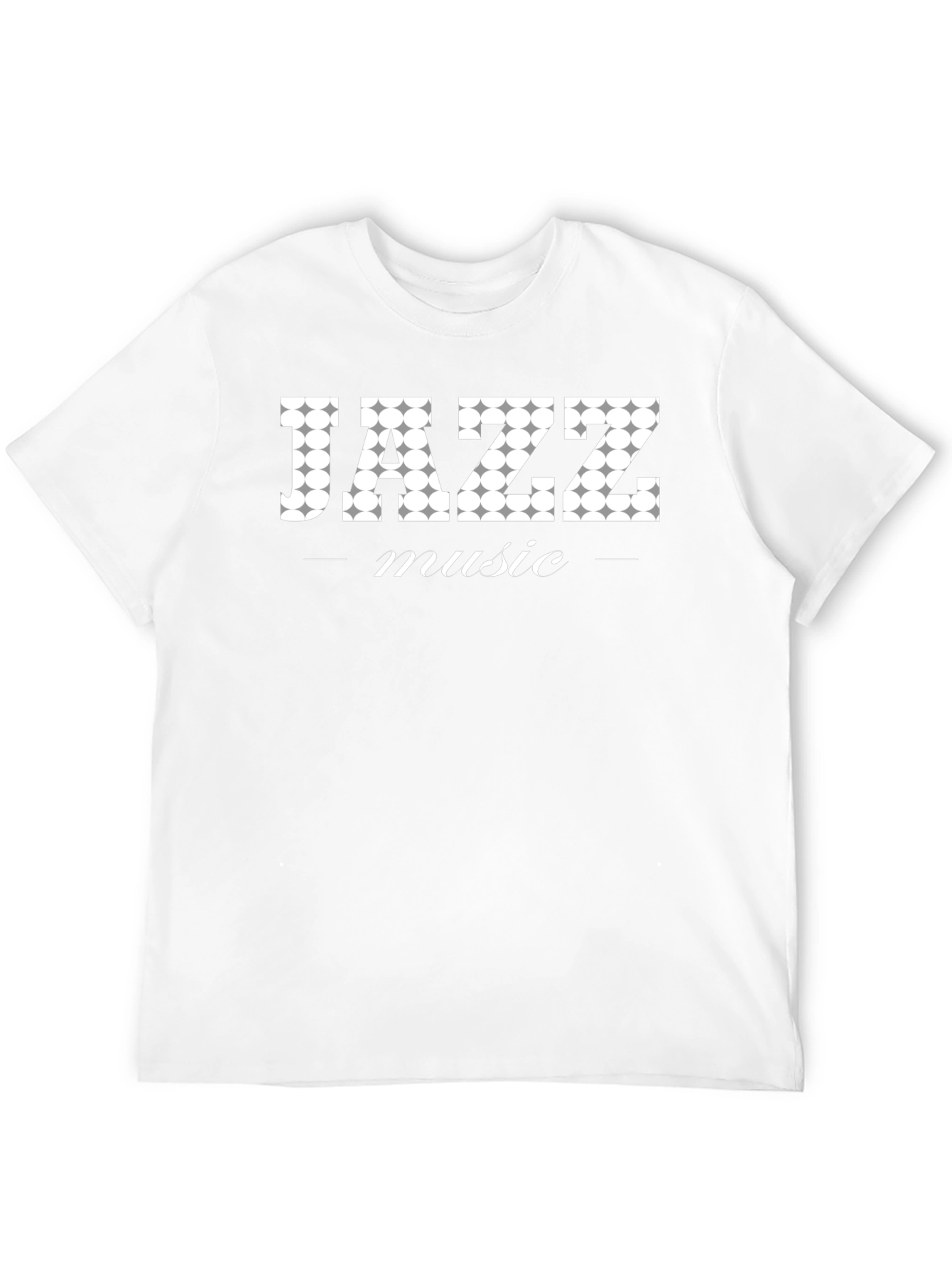 Jazz Music Graphic Tee - Black