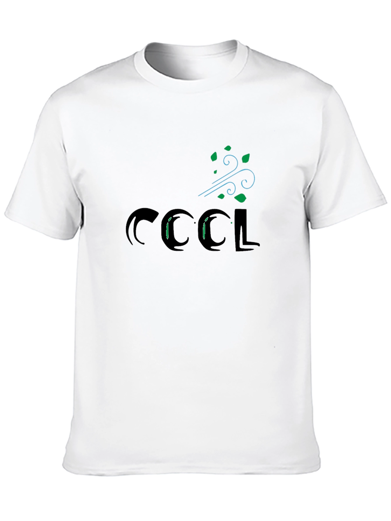 Cool Breeze Graphic Tee - Black Cotton T-Shirt