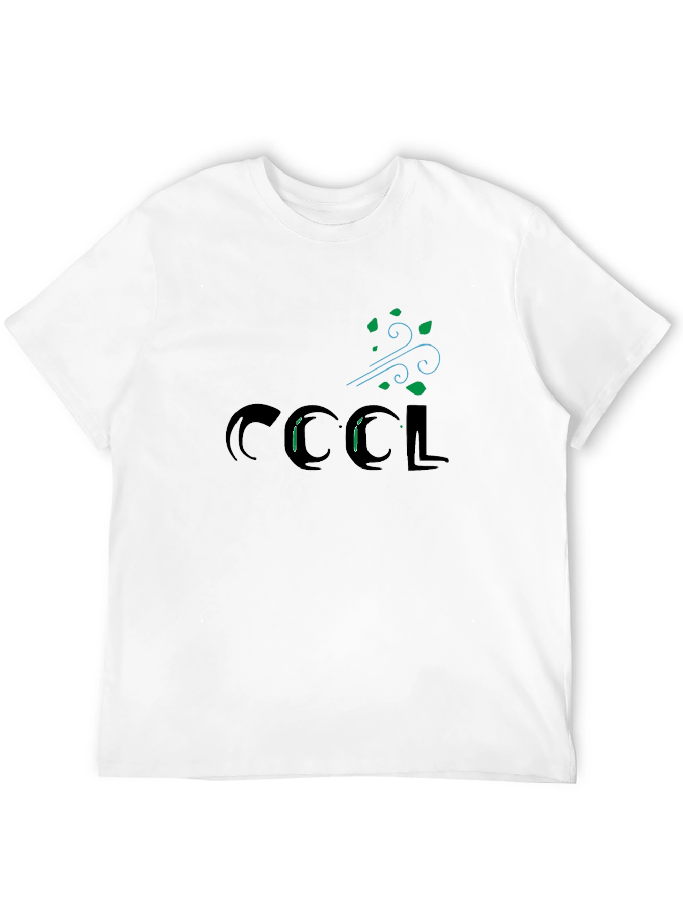 Cool Breeze Graphic Tee - Black Cotton T-Shirt