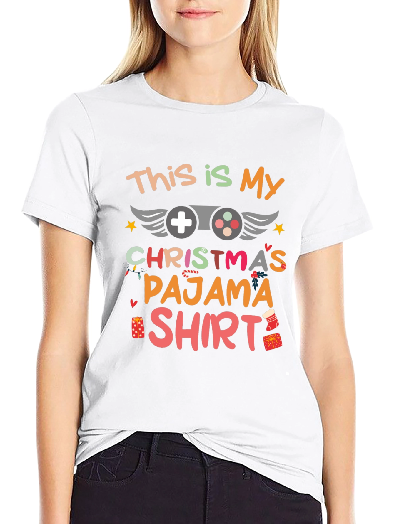 Christmas Gamer Pajama Shirt