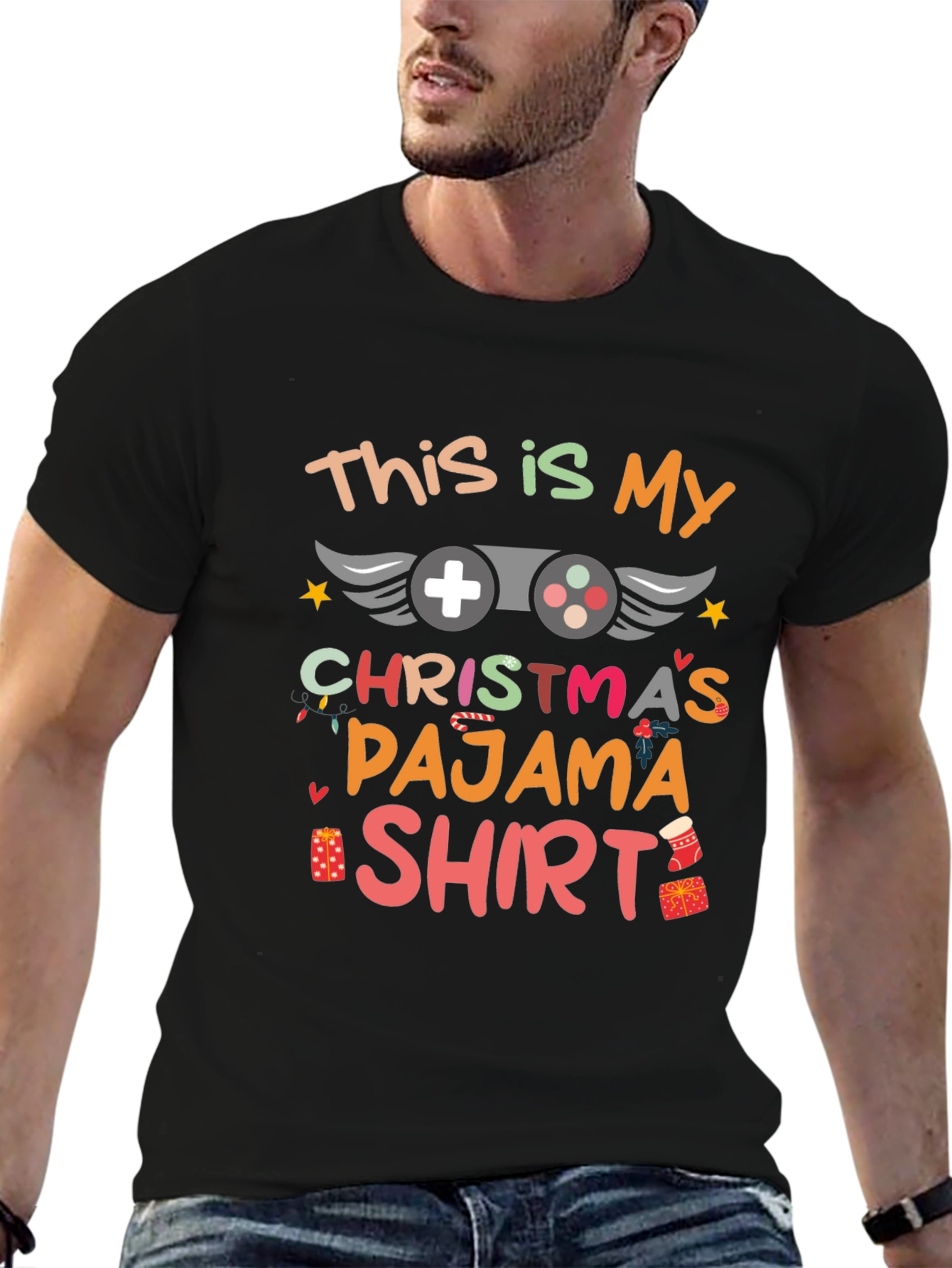 Christmas Gamer Pajama Shirt