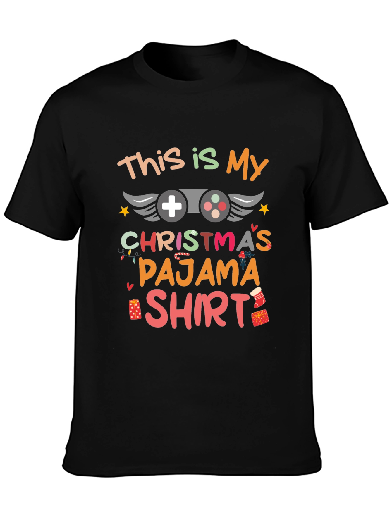 Christmas Gamer Pajama Shirt