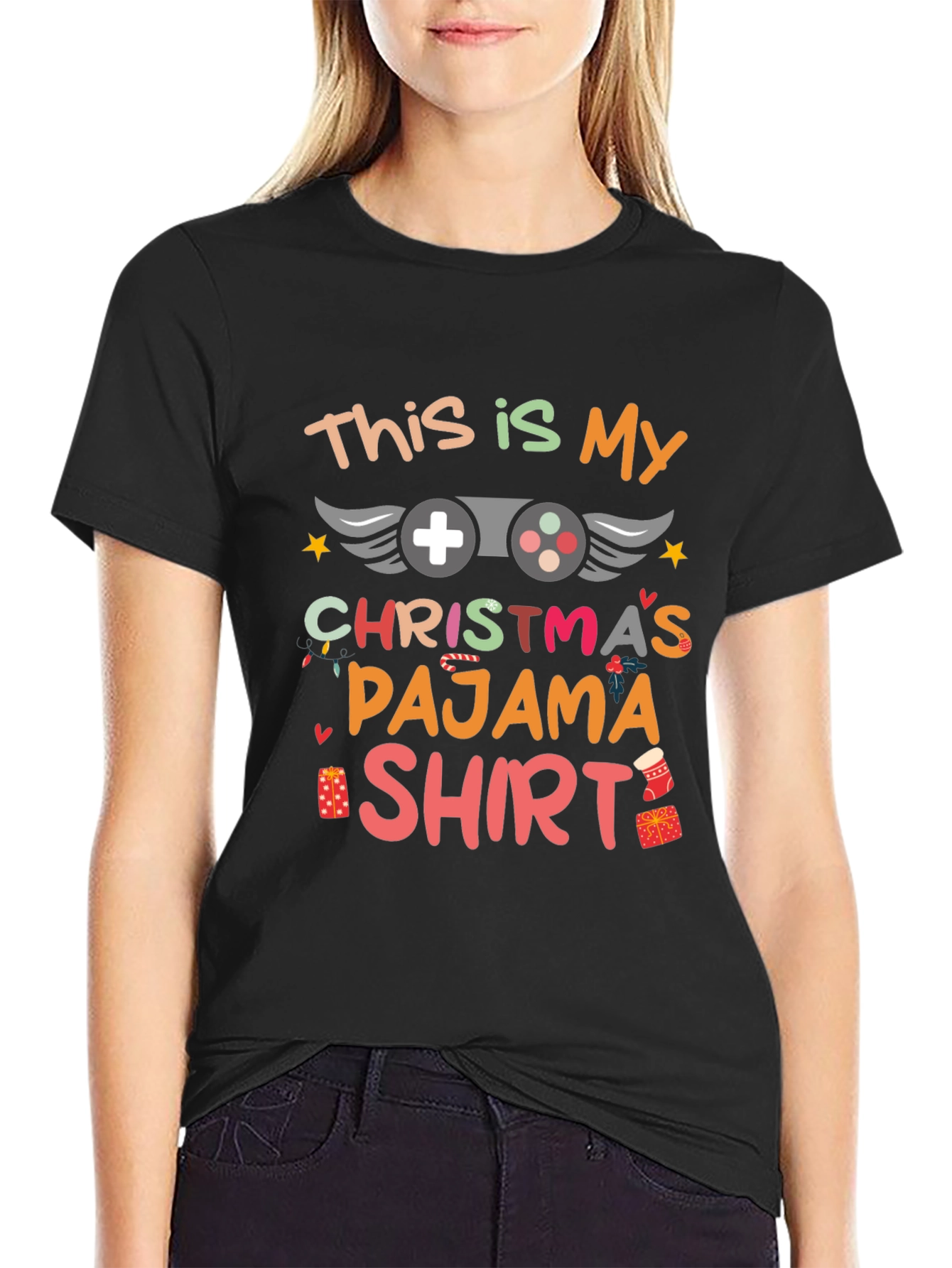 Christmas Gamer Pajama Shirt