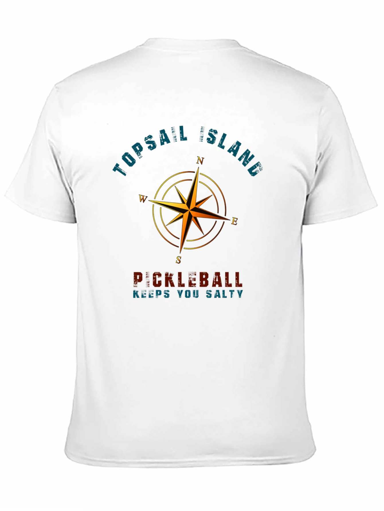Topsail Island Pickleball Graphic T-Shirt