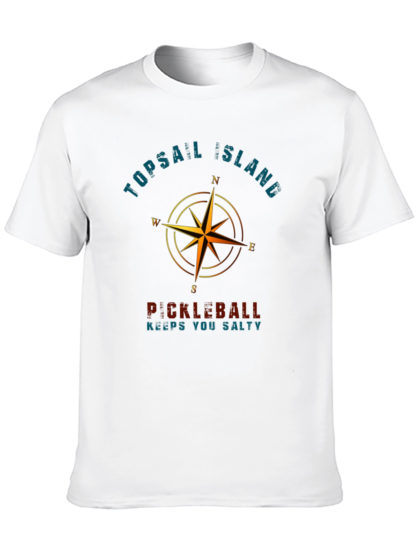 Topsail Island Pickleball Graphic T-Shirt