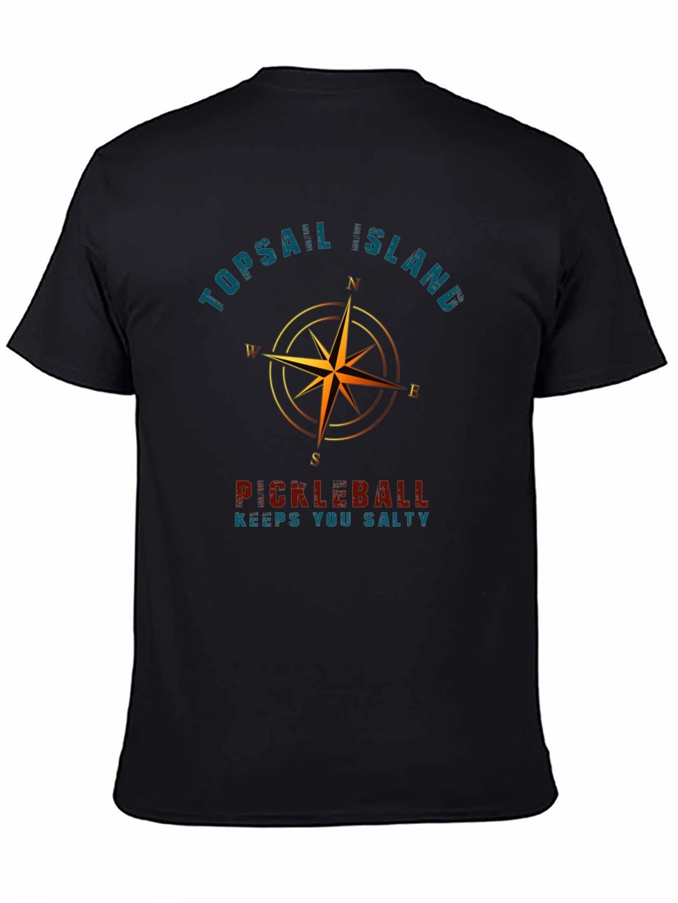 Topsail Island Pickleball Graphic T-Shirt