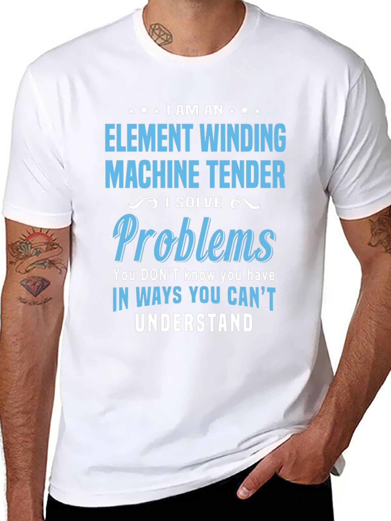 Element Winding Machine Tender T-Shirt