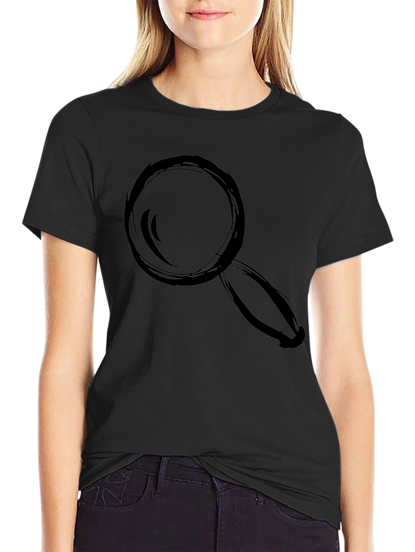 Magnifying Glass Graphic T-Shirt