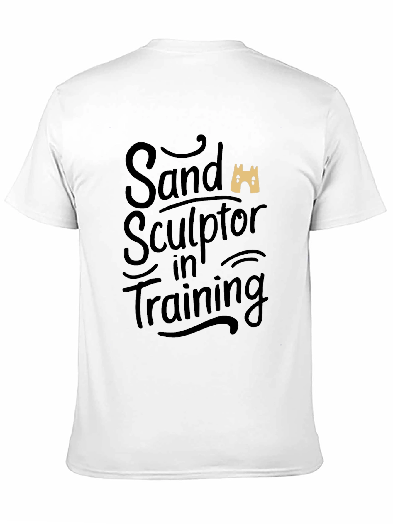 Sand Sculptor in Training Black T-Shirt