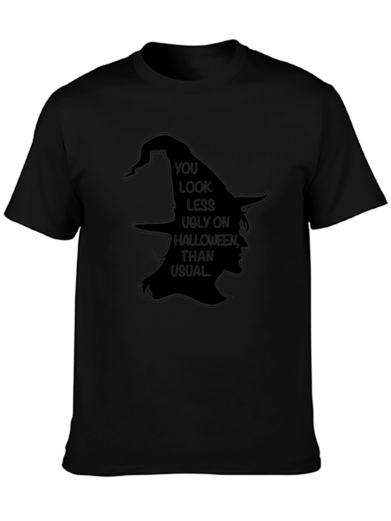 Halloween Witch Graphic T-Shirt