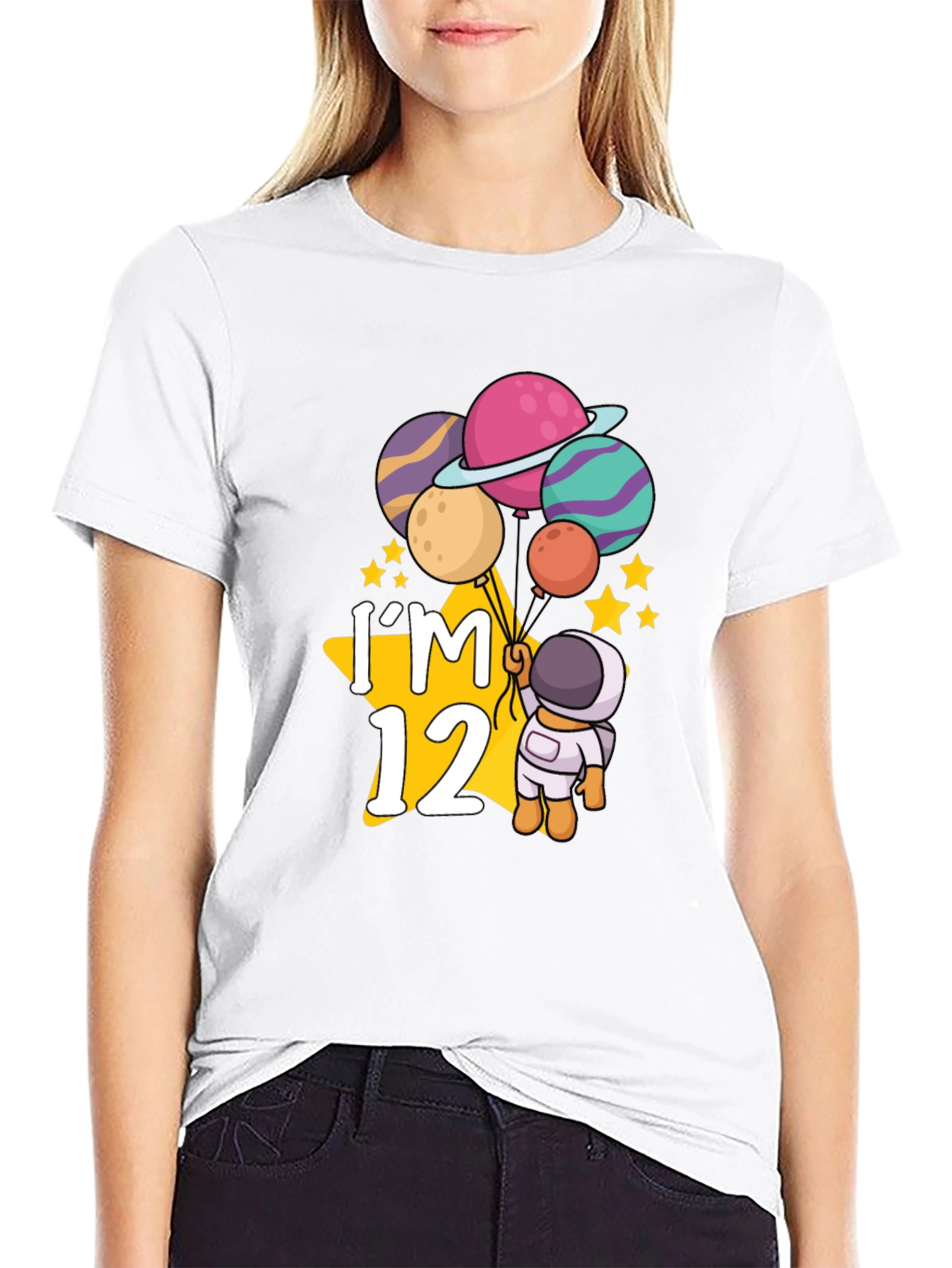 Im 12 Astronaut Planets Birthday T-Shirt