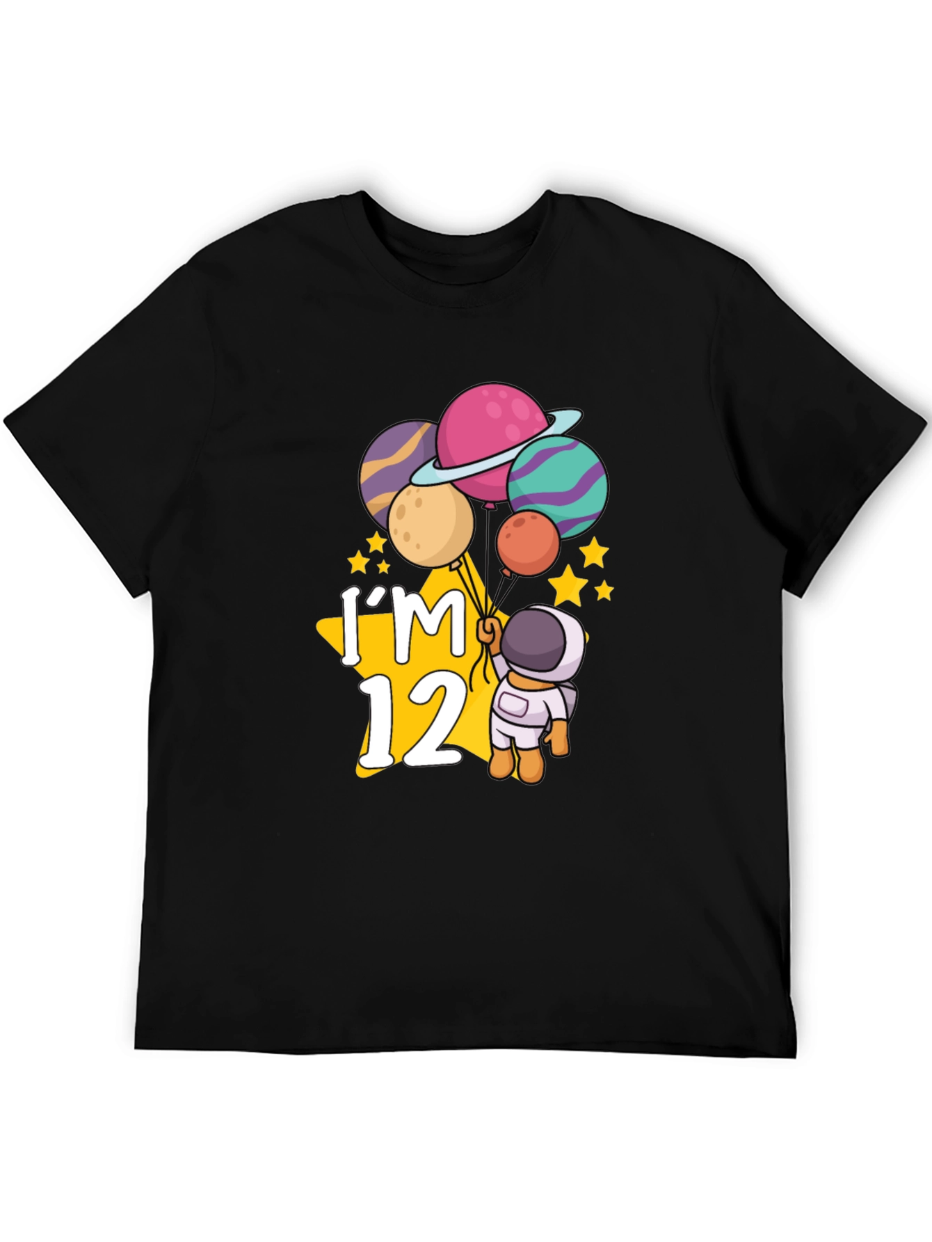 Im 12 Astronaut Planets Birthday T-Shirt