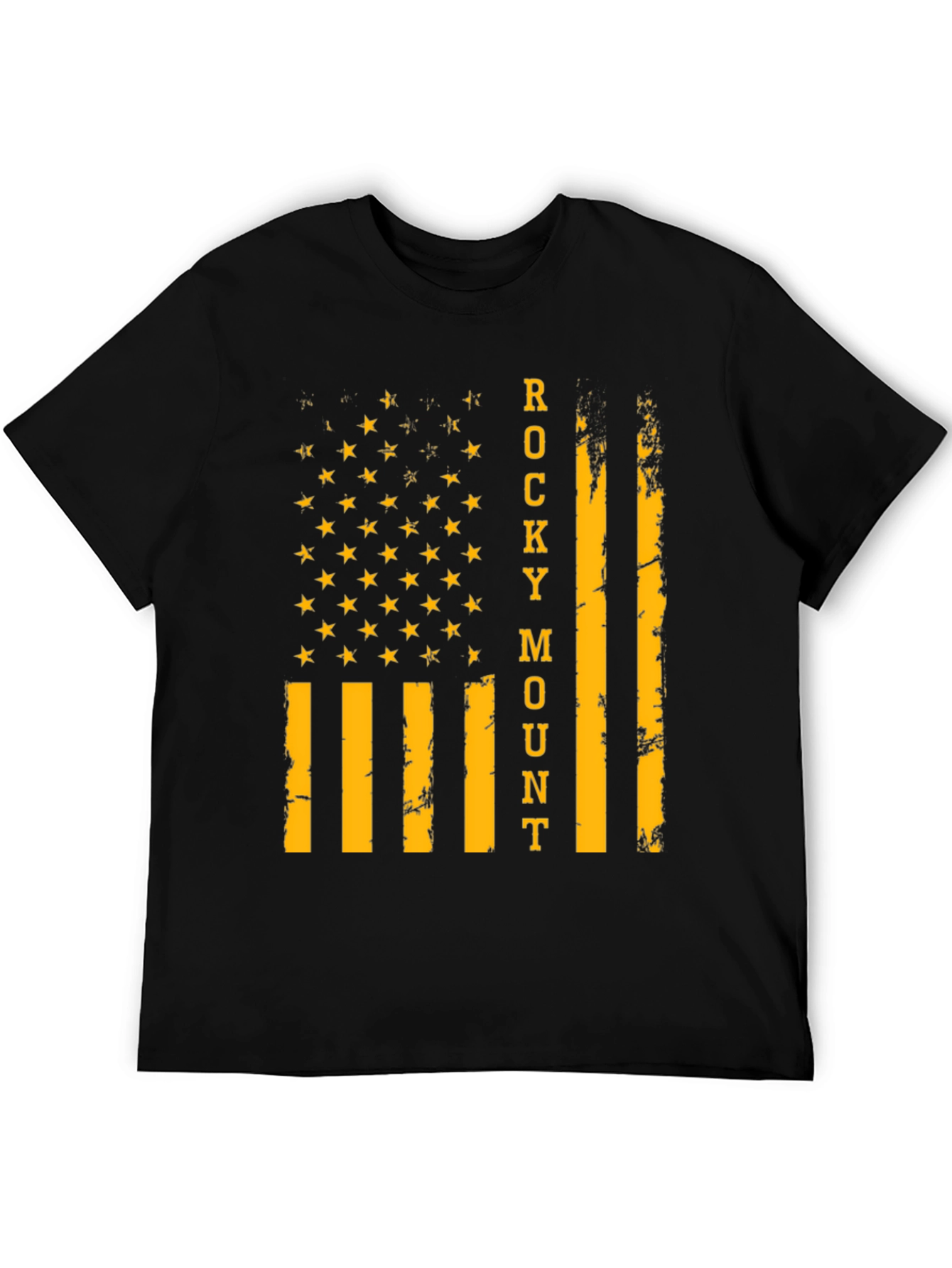 Rocky Mount Flag Graphic T-Shirt - Black