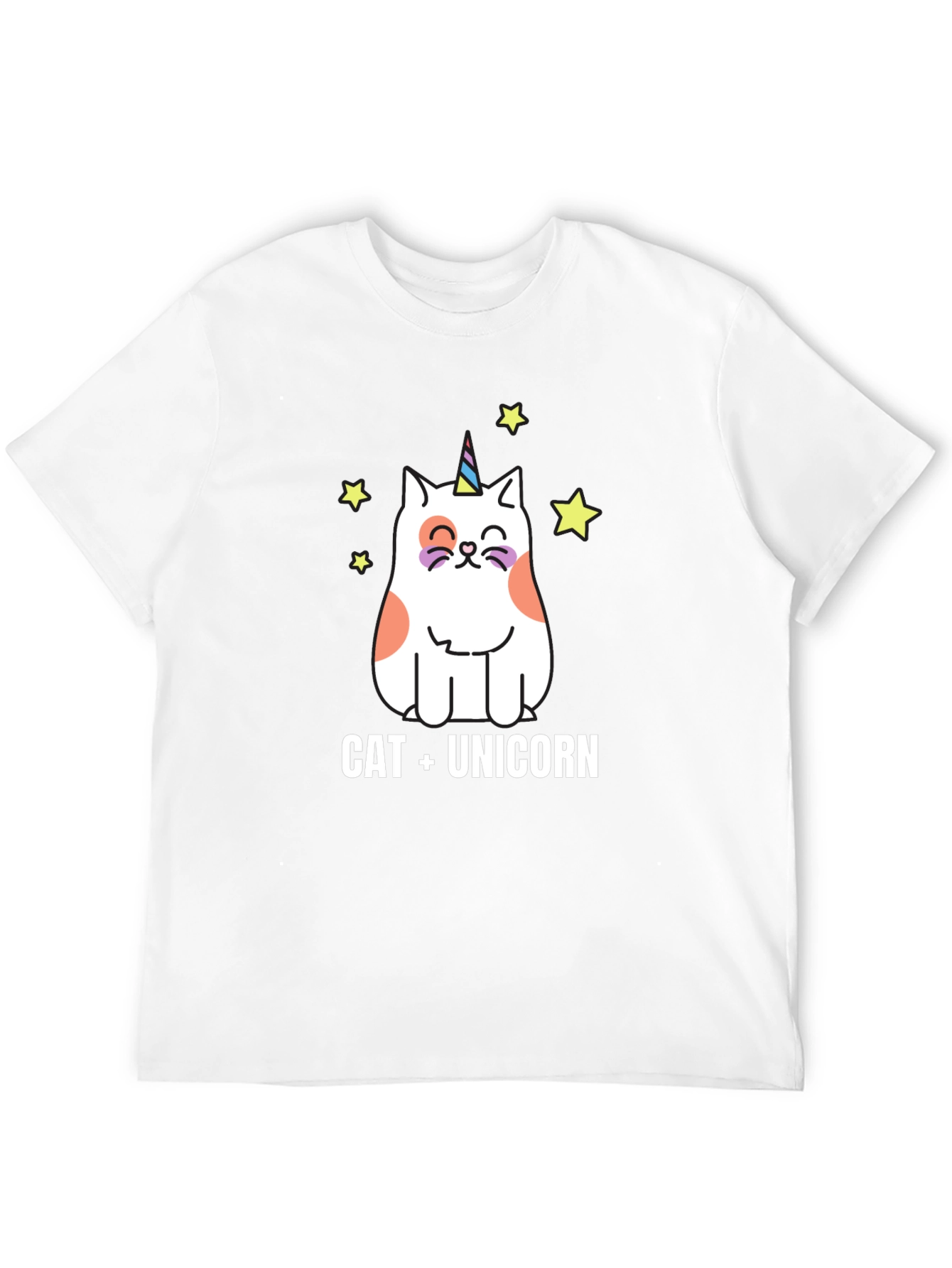 Cat Unicorn Graphic T-Shirt