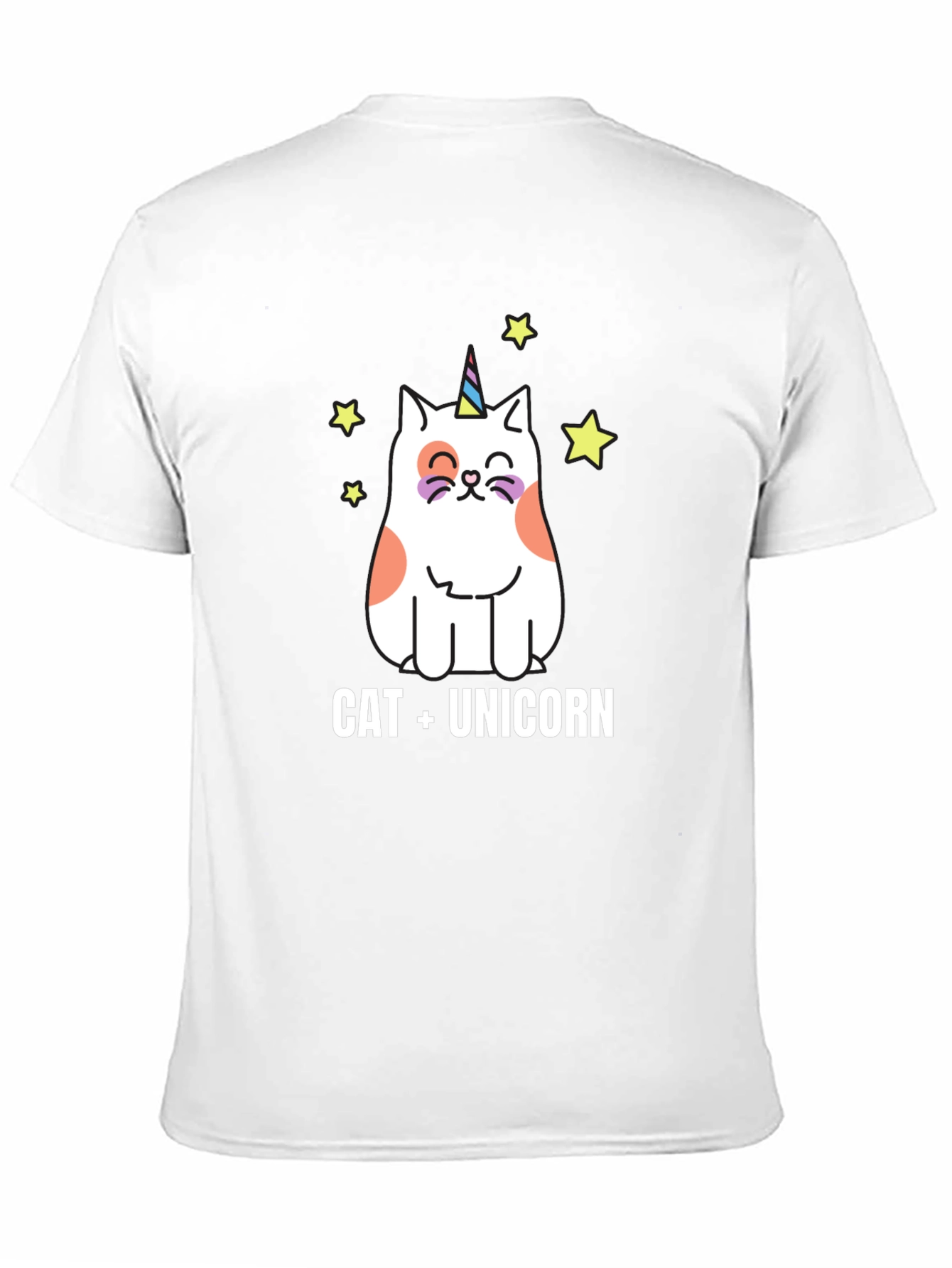Cat Unicorn Graphic T-Shirt