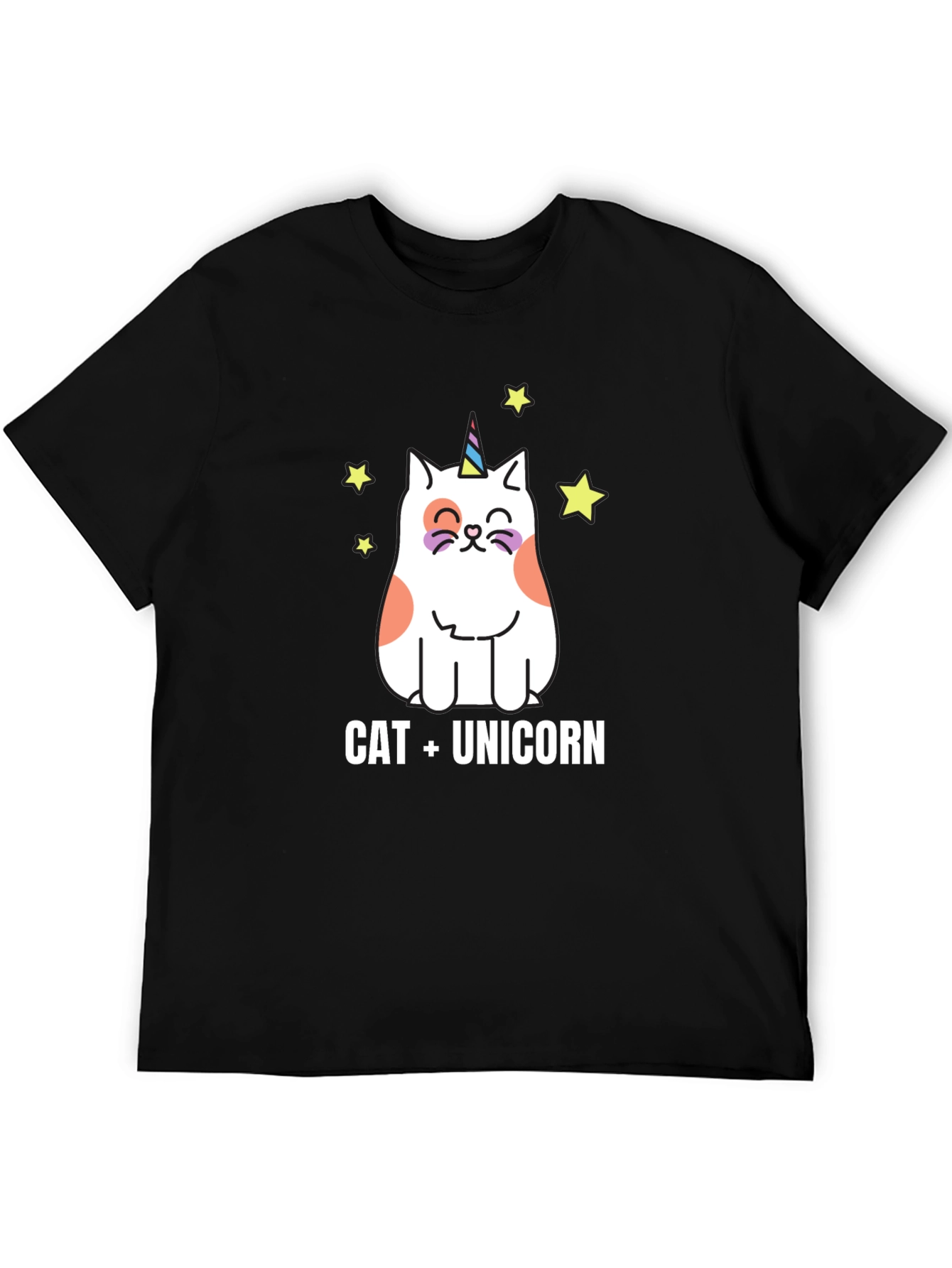 Cat Unicorn Graphic T-Shirt