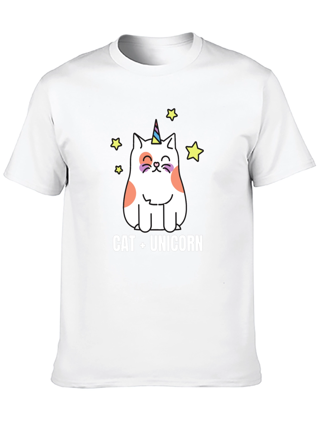 Cat Unicorn Graphic T-Shirt