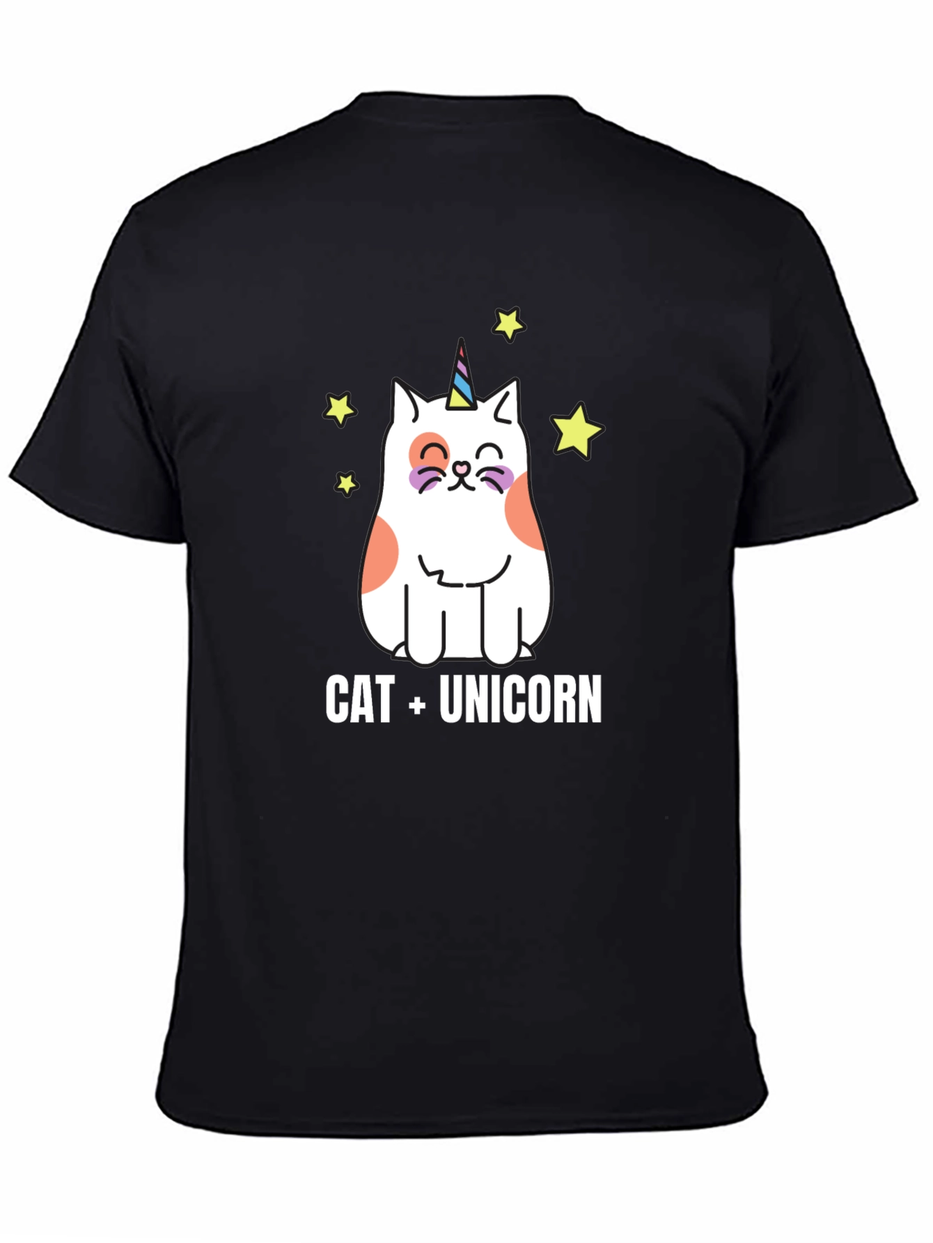 Cat Unicorn Graphic T-Shirt