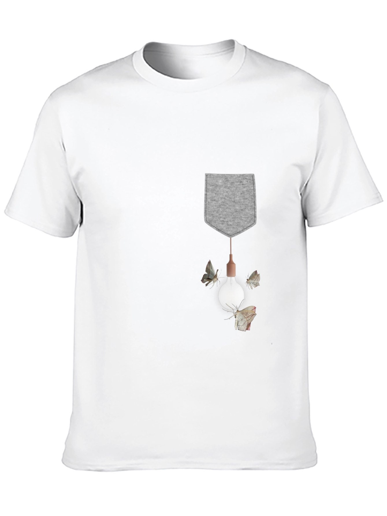 Pocket Lightbulb Moth Graphic Tee
