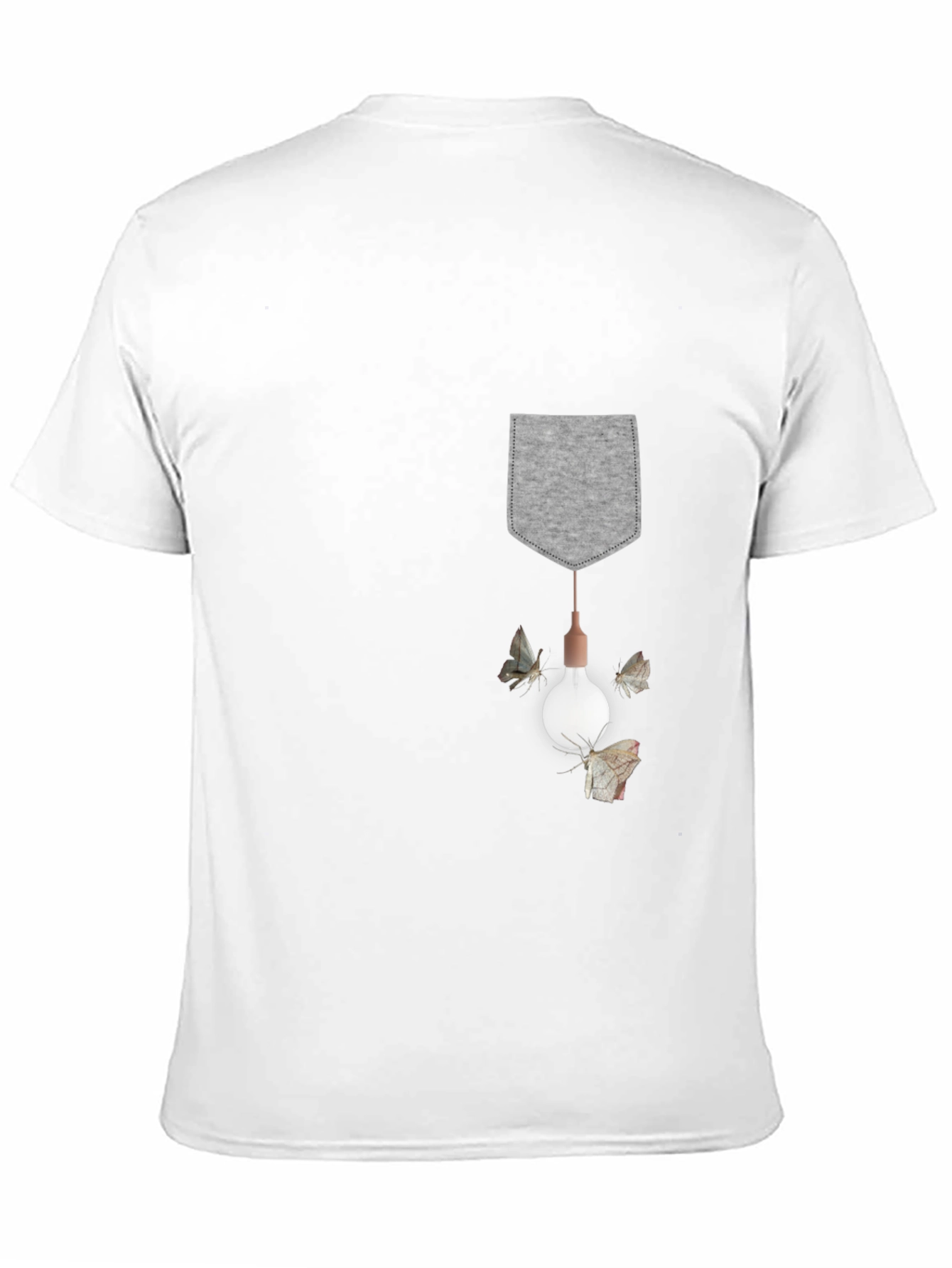 Pocket Lightbulb Moth Graphic Tee