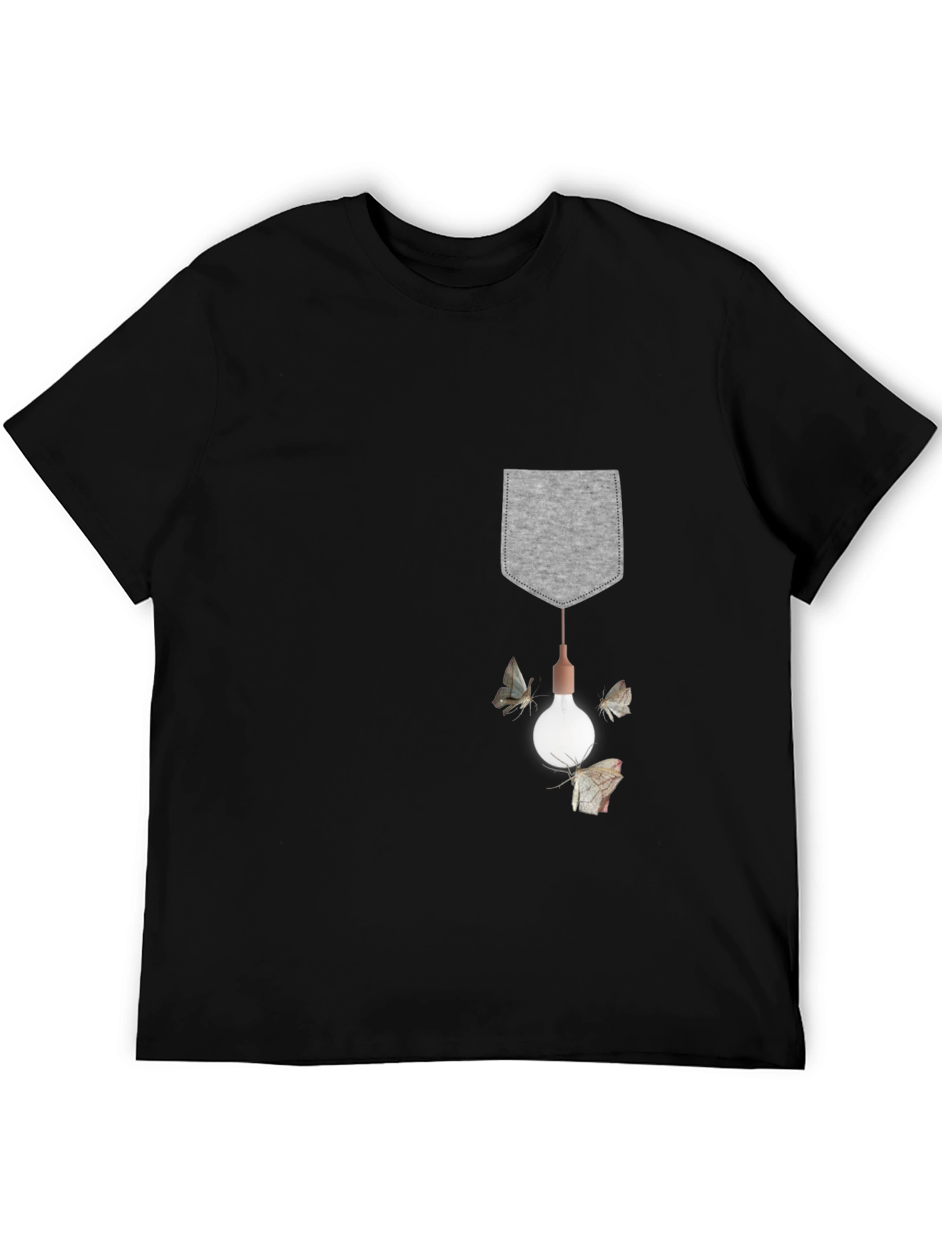 Pocket Lightbulb Moth Graphic Tee