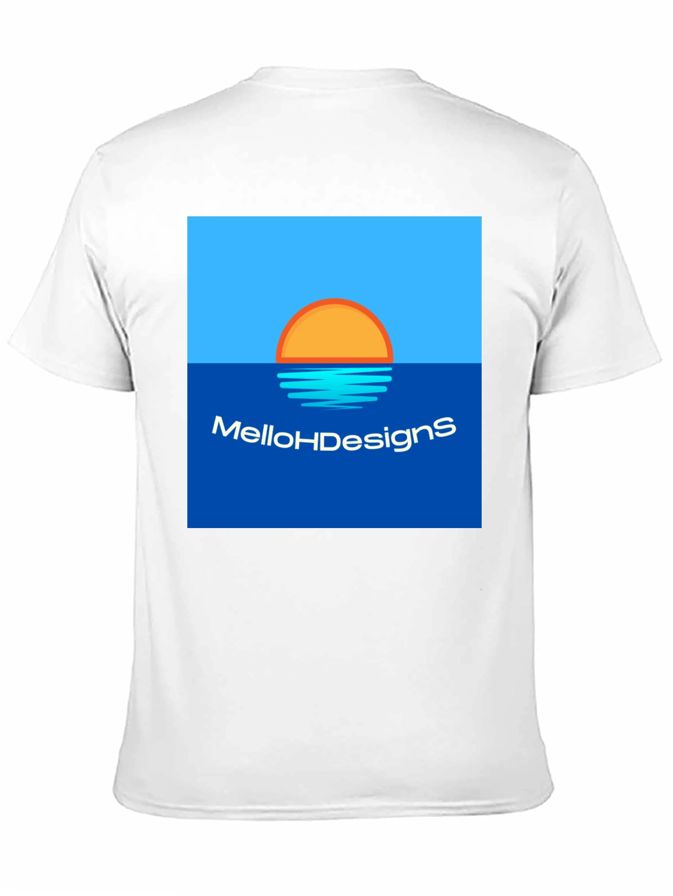 MelloHDesigns Sunset Graphic Tee - Black