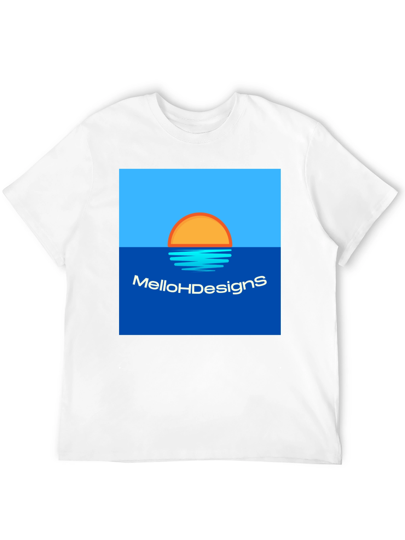 MelloHDesigns Sunset Graphic Tee - Black
