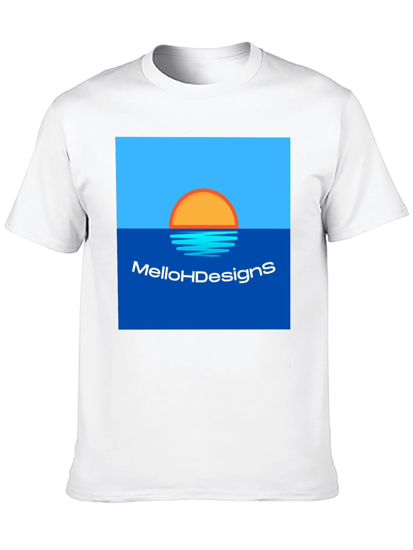 MelloHDesigns Sunset Graphic Tee - Black