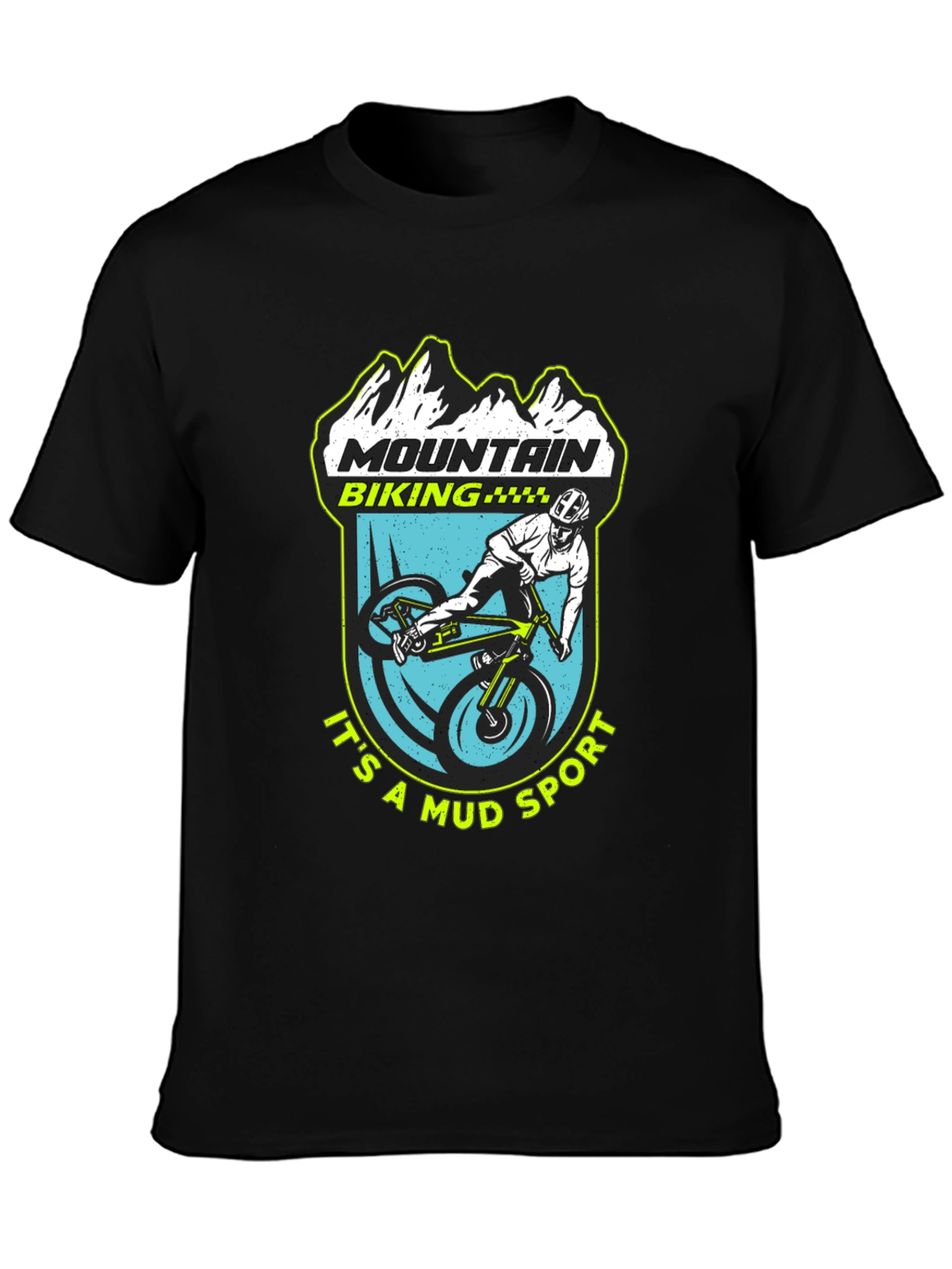 Mountain Biking Mud Sport T-Shirt