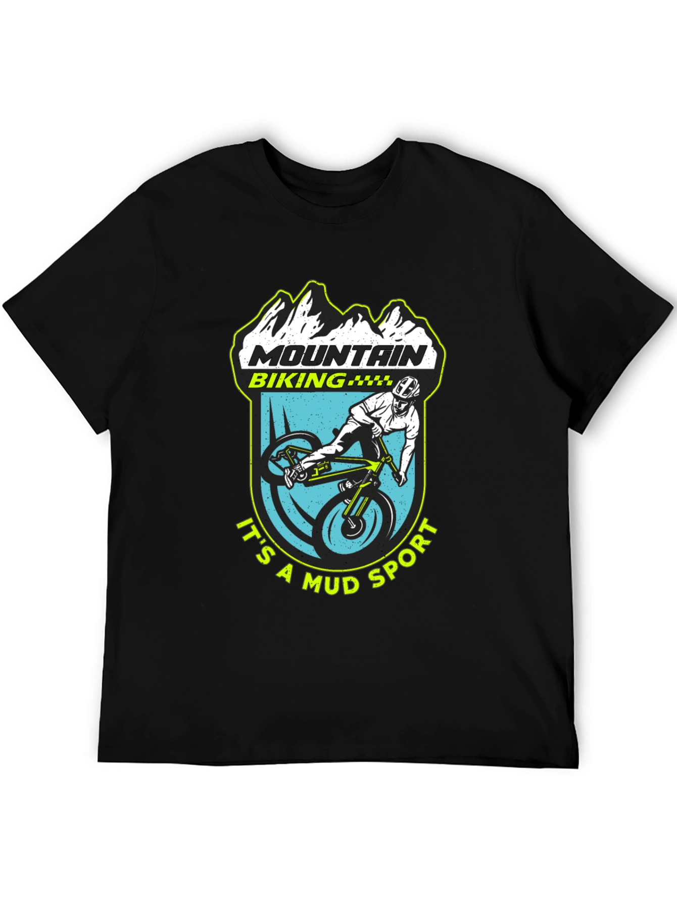 Mountain Biking Mud Sport T-Shirt