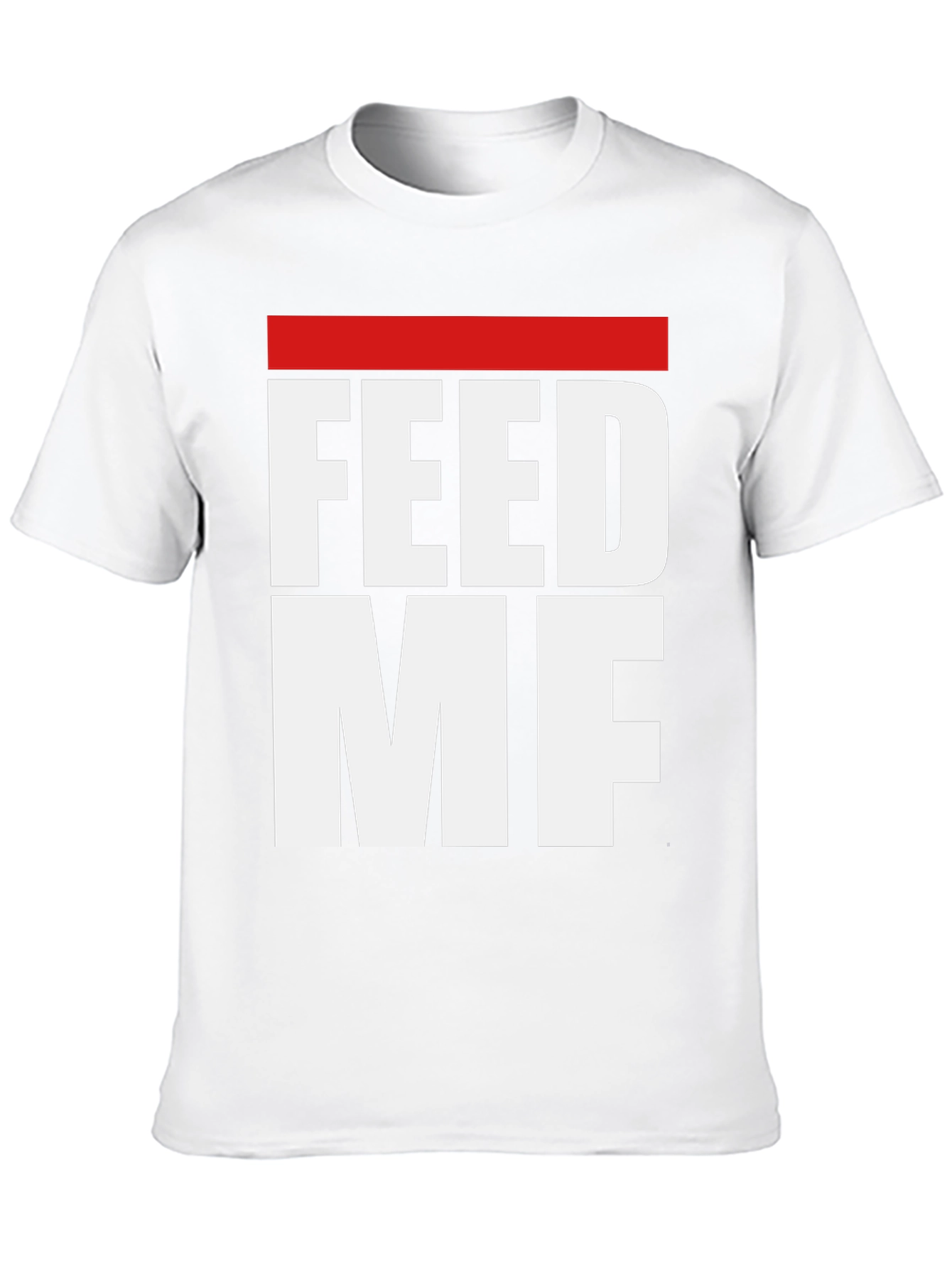 Feed Me Graphic Tee - Black Casual T-Shirt