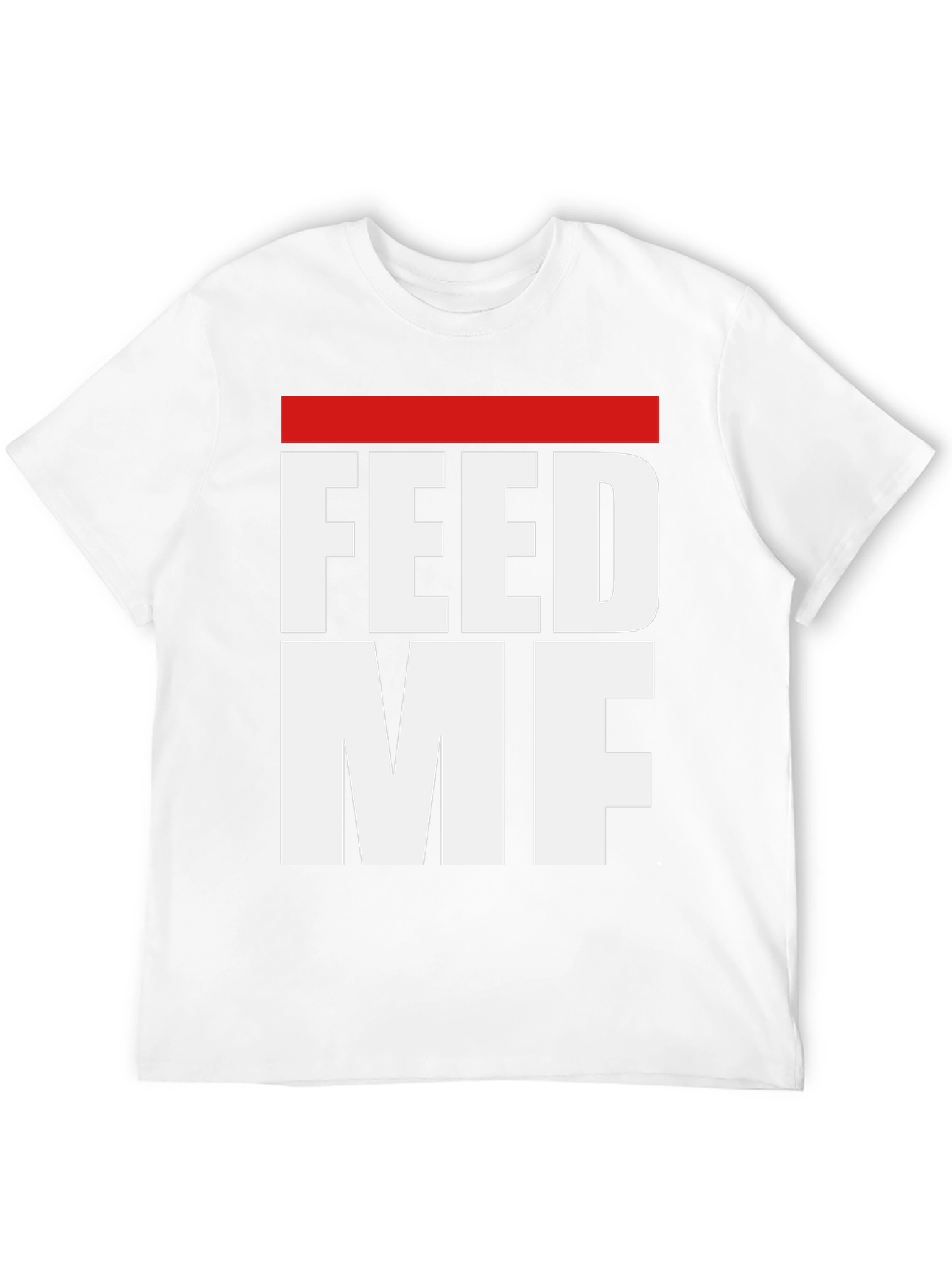 Feed Me Graphic Tee - Black Casual T-Shirt