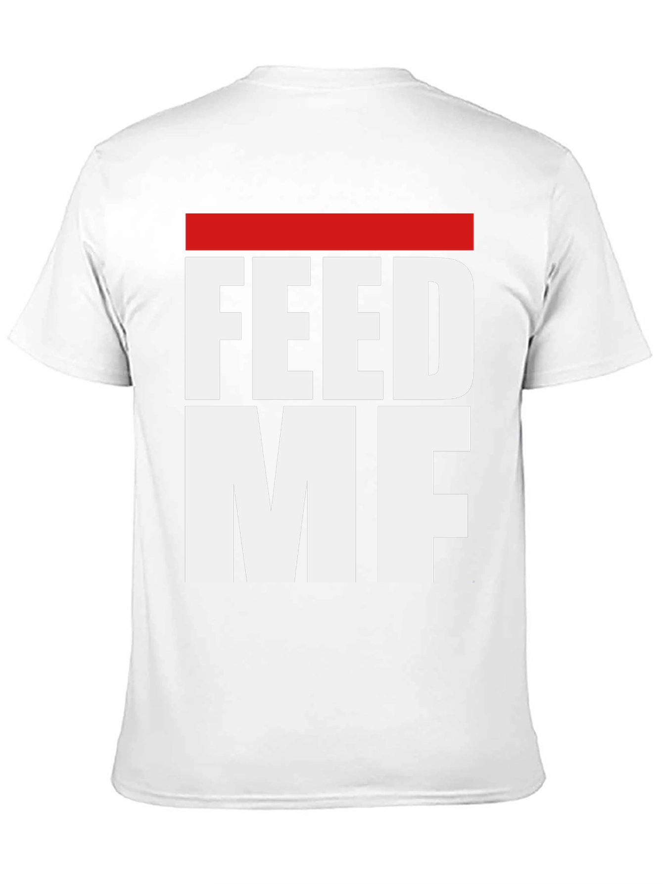 Feed Me Graphic Tee - Black Casual T-Shirt