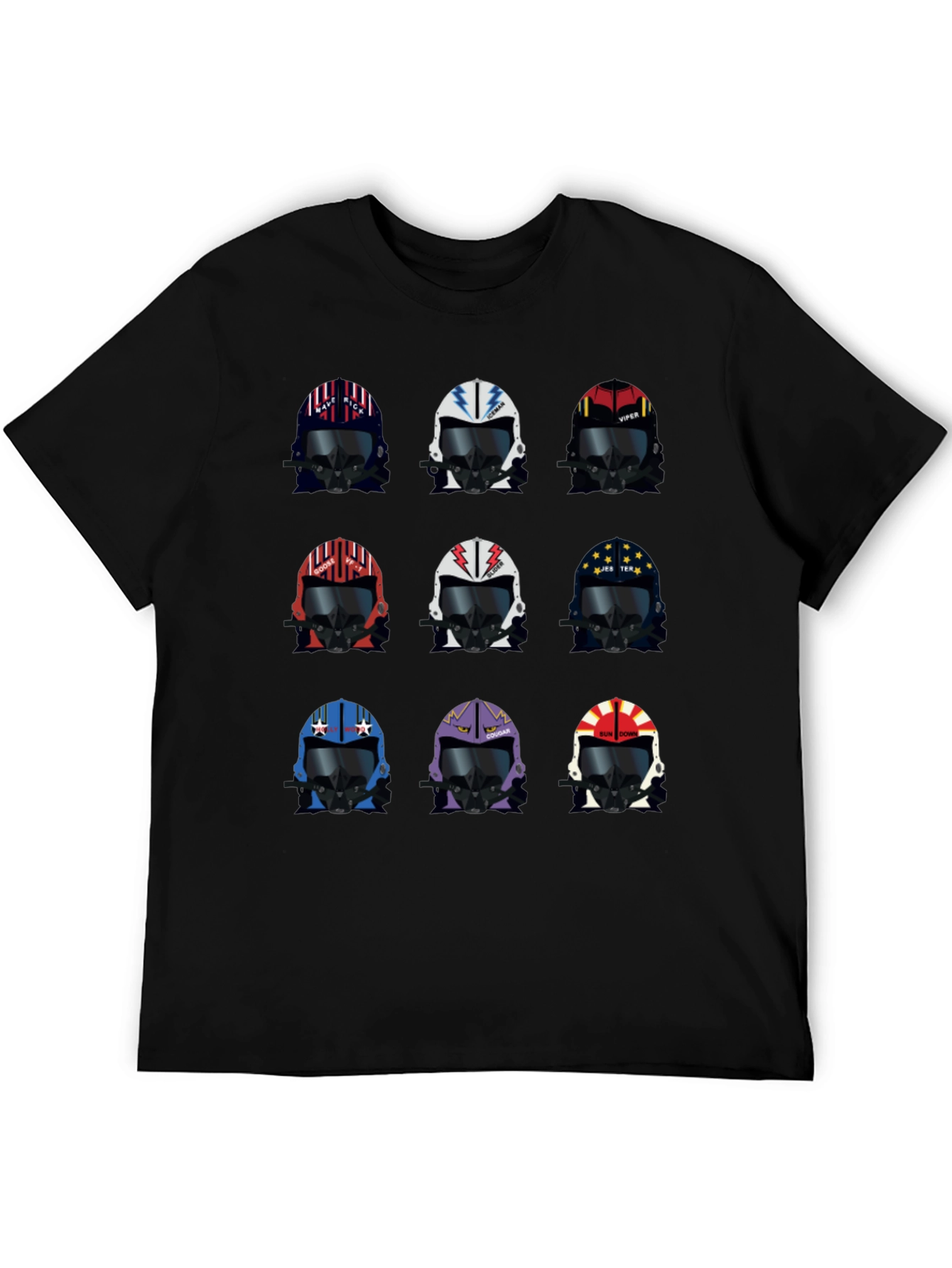 Top Gun Inspired Helmet T-Shirt