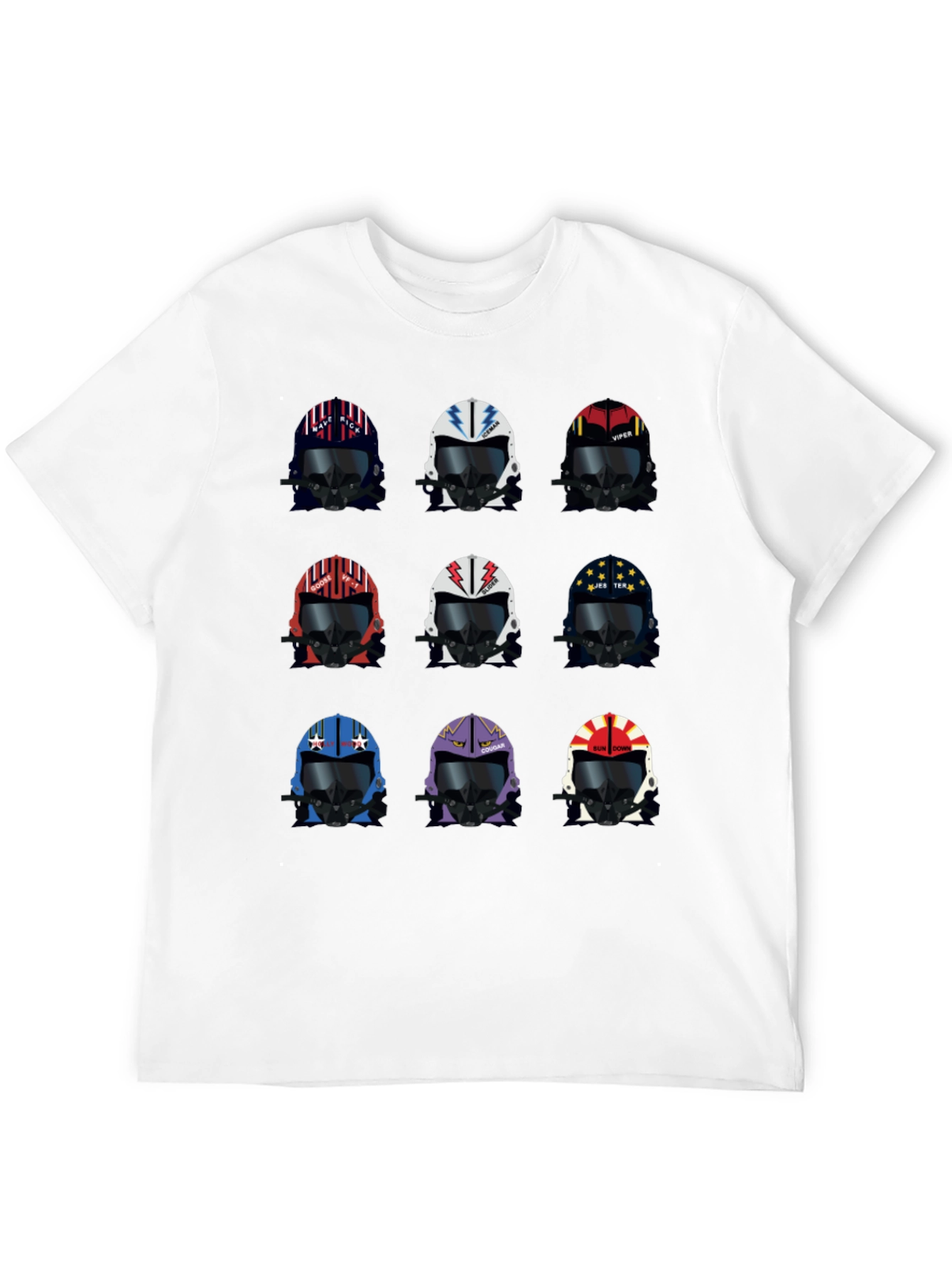 Top Gun Inspired Helmet T-Shirt