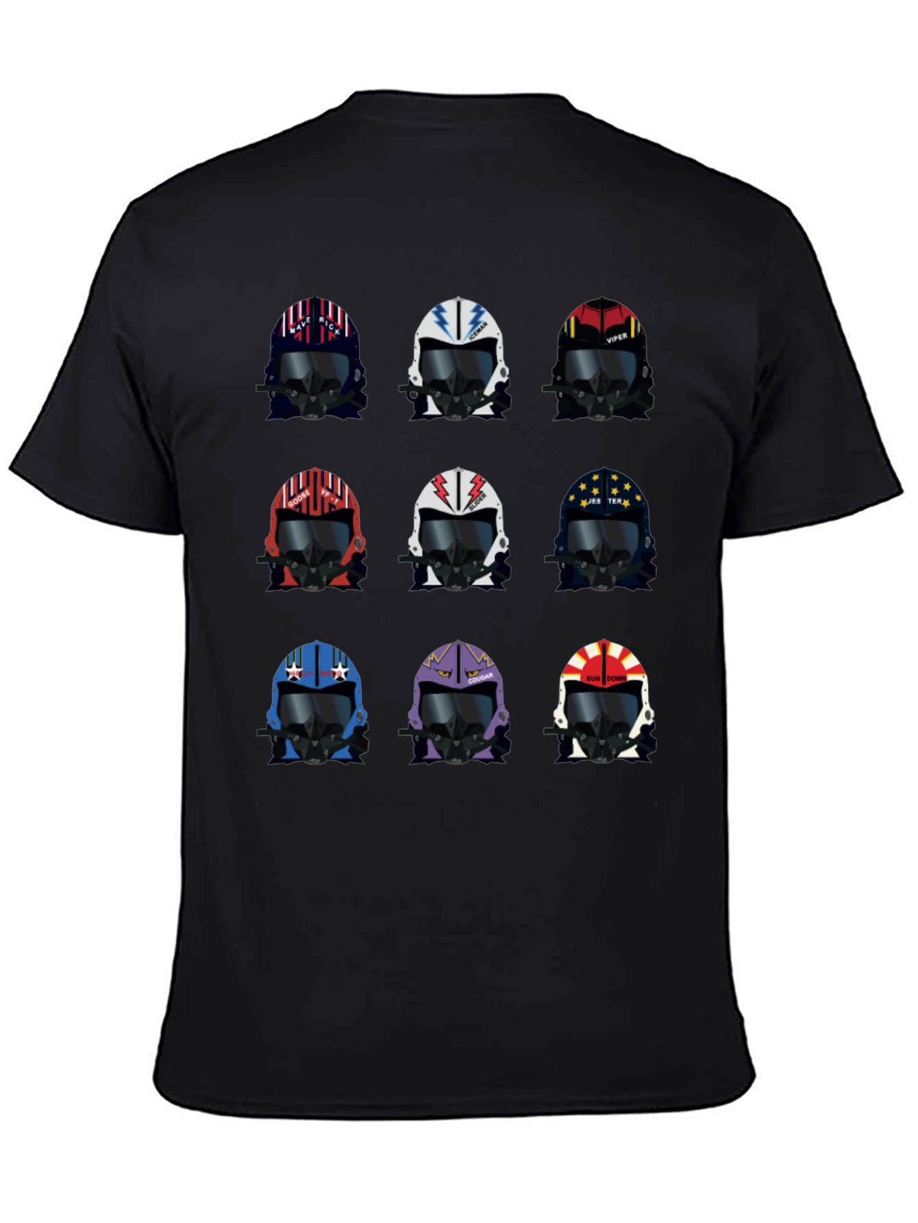 Top Gun Inspired Helmet T-Shirt