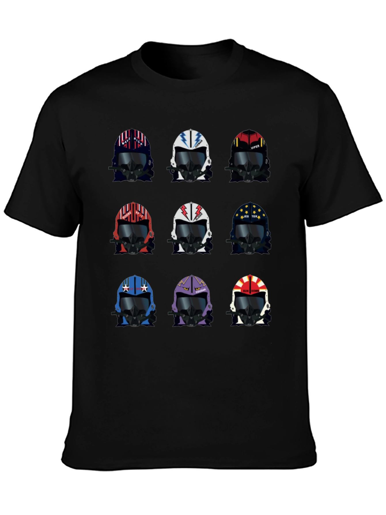 Top Gun Inspired Helmet T-Shirt
