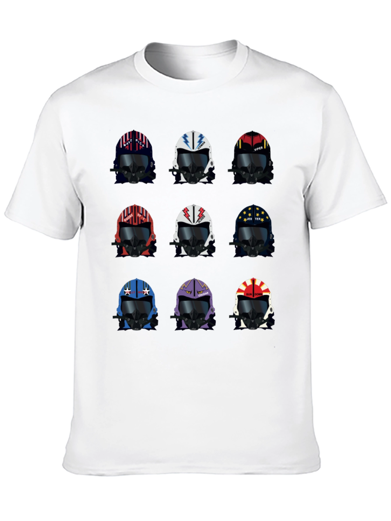 Top Gun Inspired Helmet T-Shirt