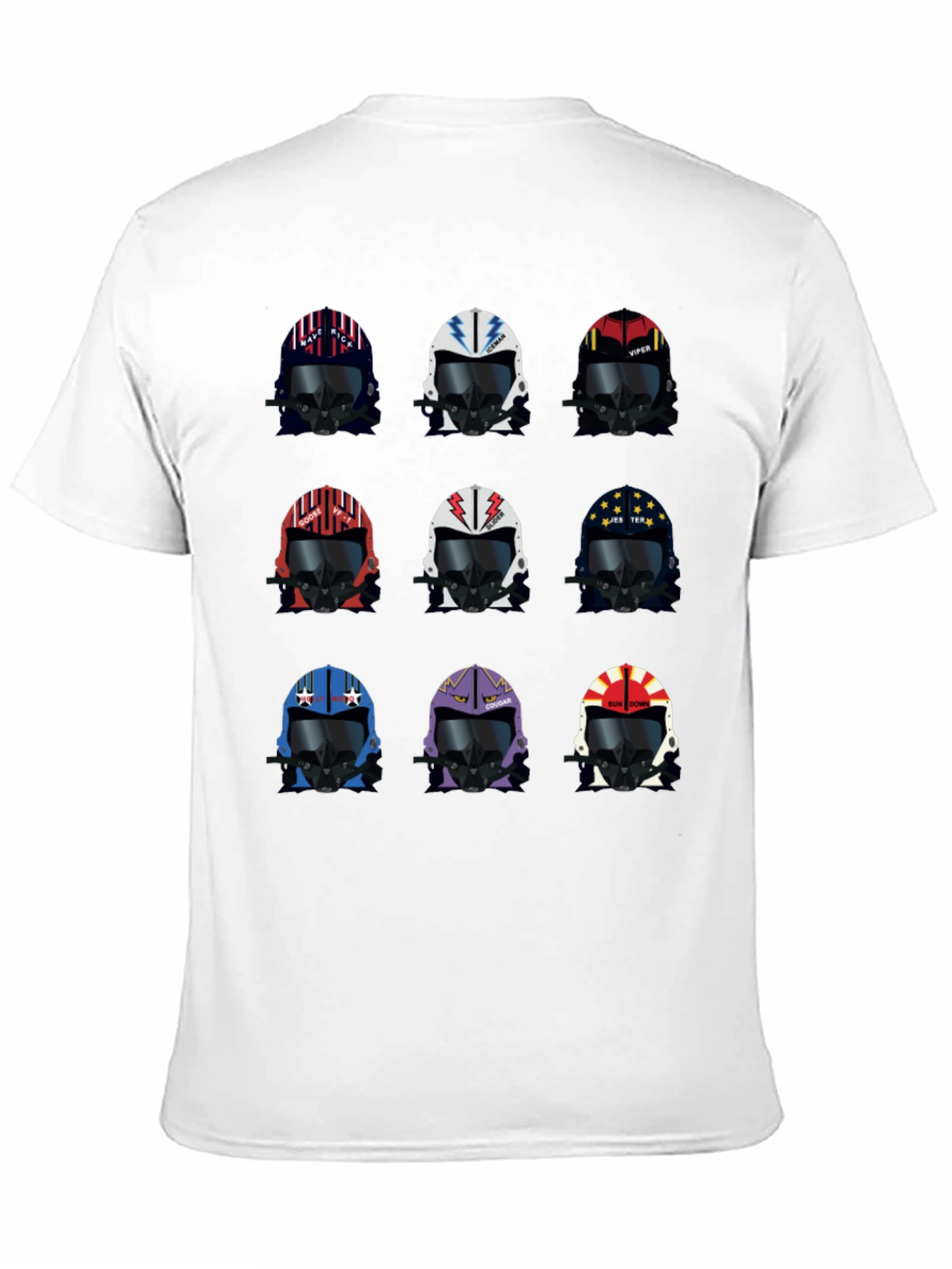 Top Gun Inspired Helmet T-Shirt