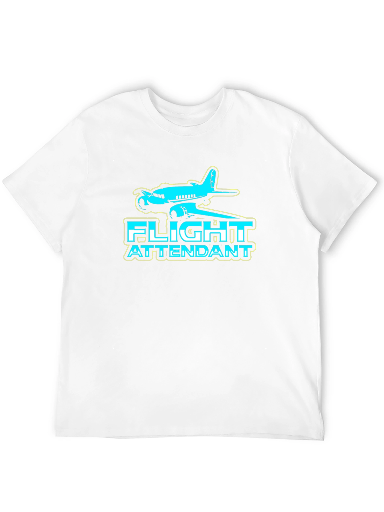 Flight Attendant T-Shirt - Airplane Design