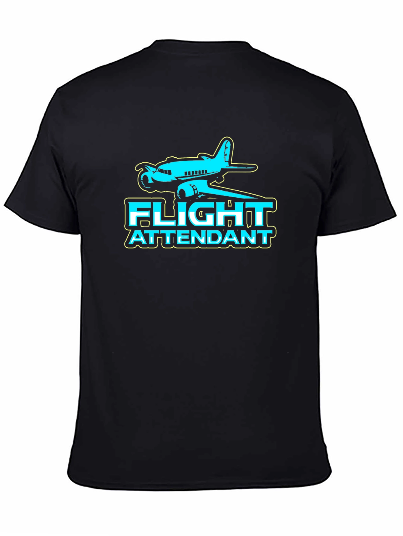 Flight Attendant T-Shirt - Airplane Design