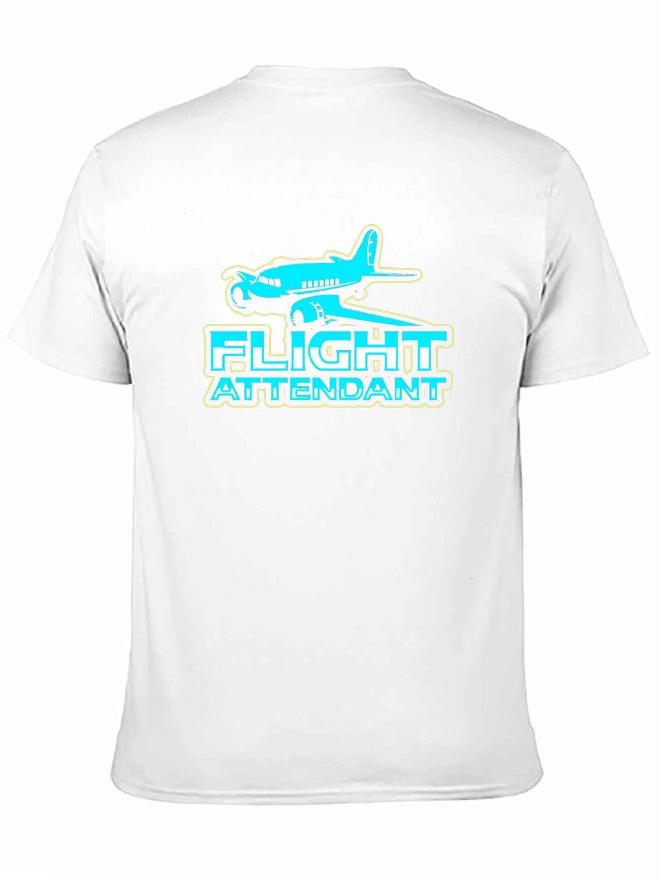 Flight Attendant T-Shirt - Airplane Design