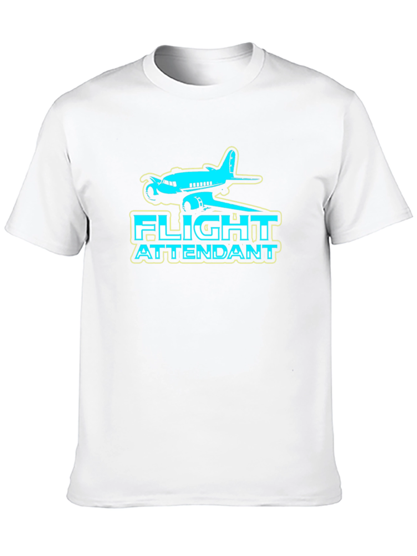 Flight Attendant T-Shirt - Airplane Design