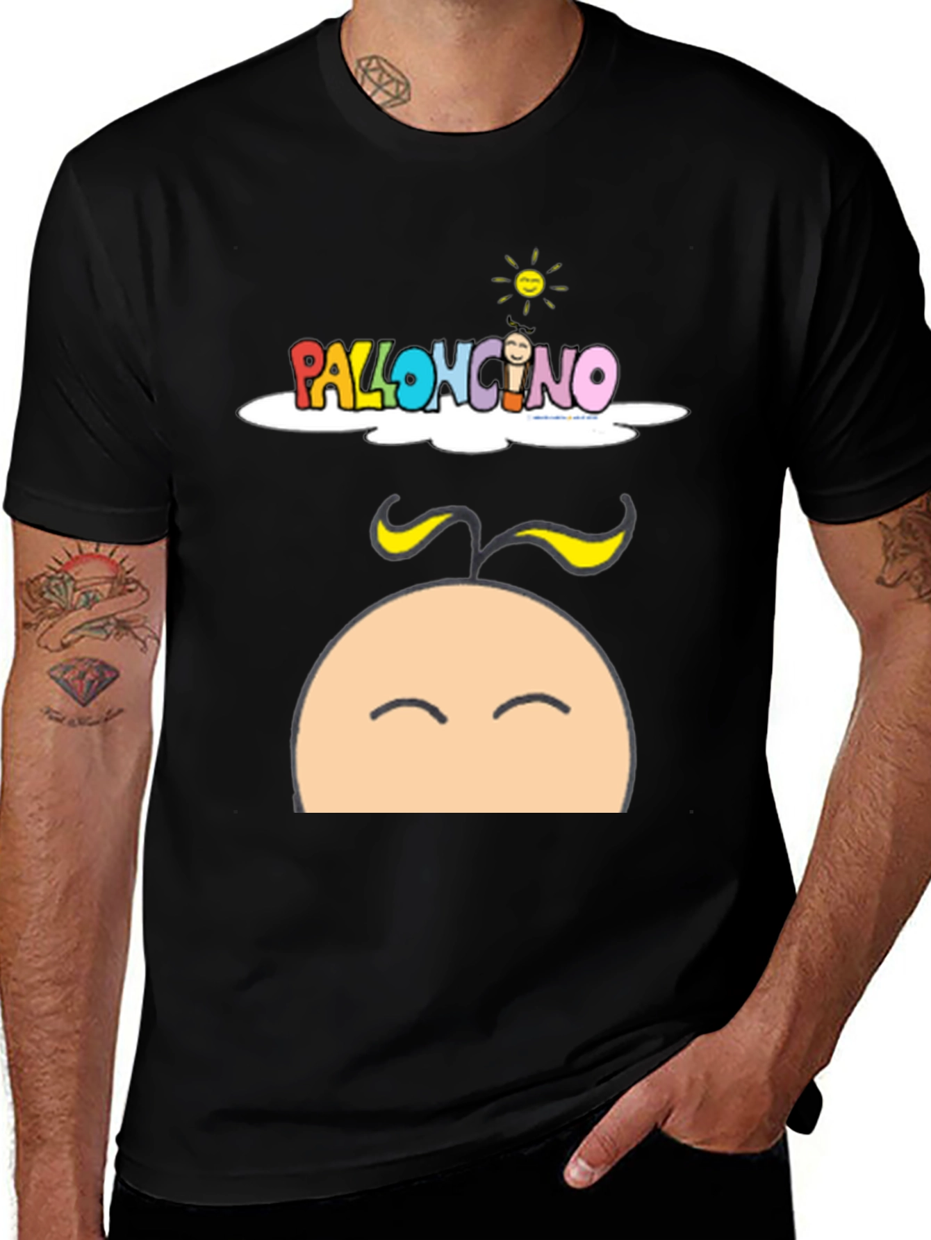 Palloncino Black Graphic Tee