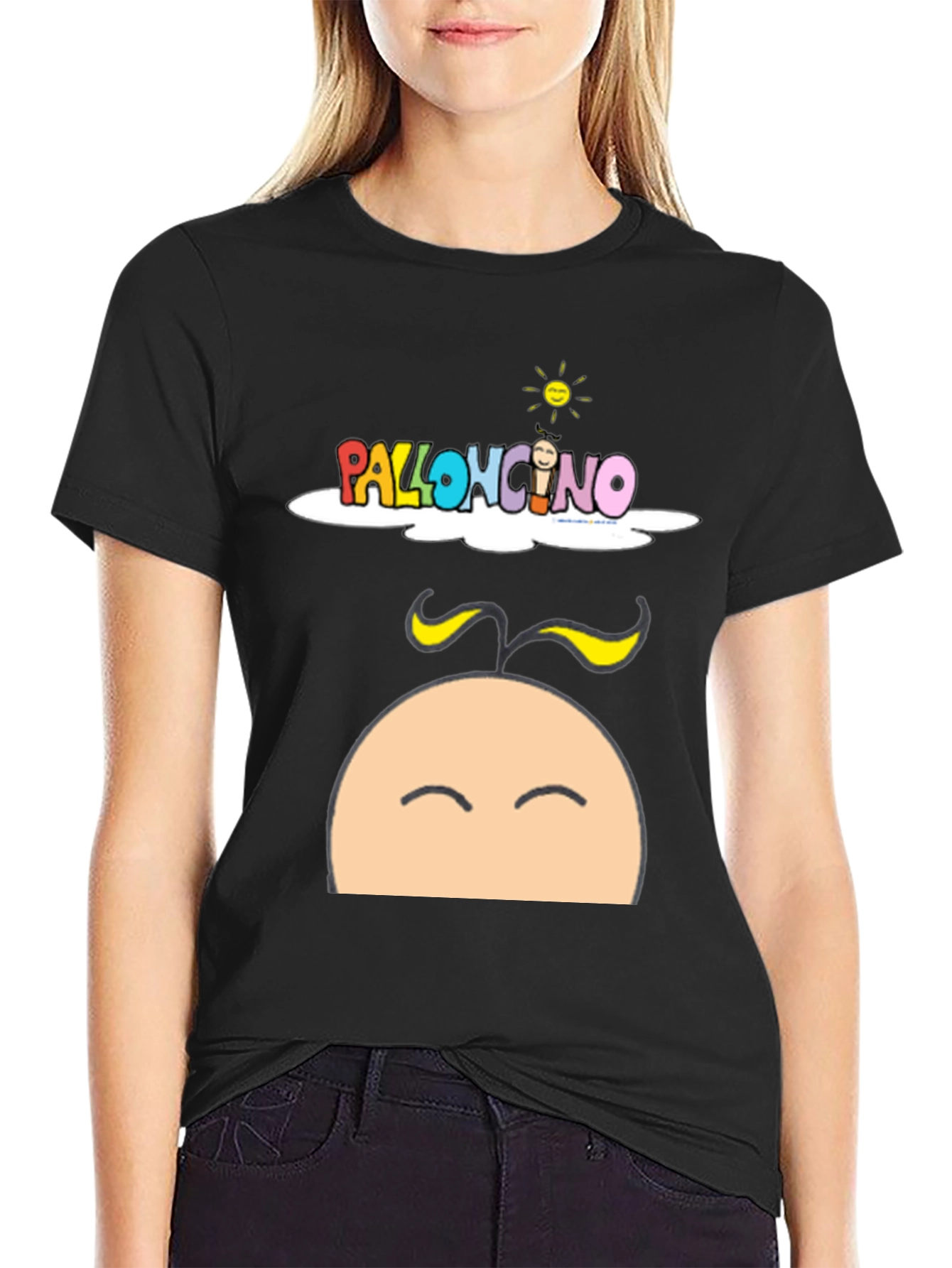 Palloncino Black Graphic Tee