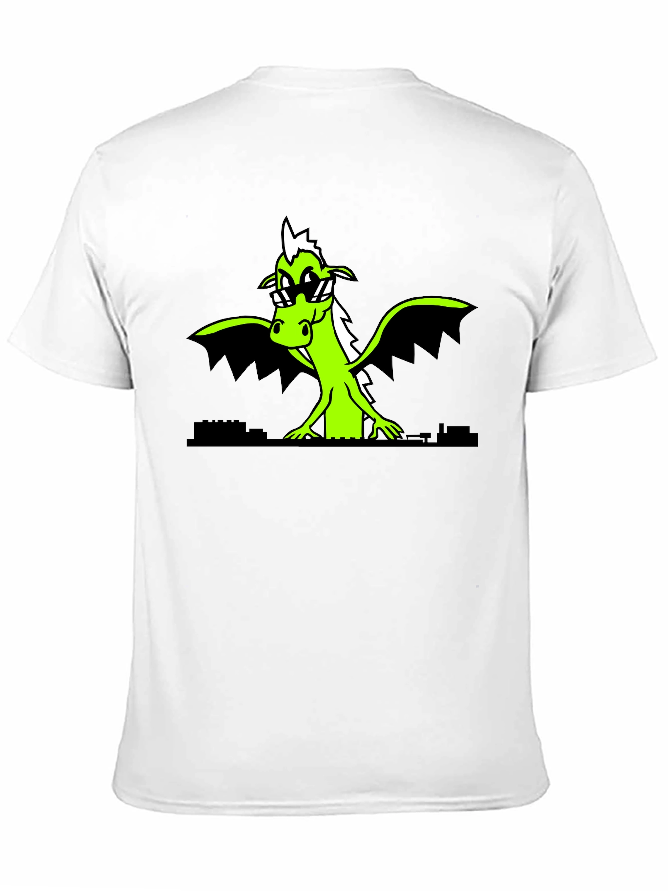 Cool Dragon Graphic Tee - Black Shirt