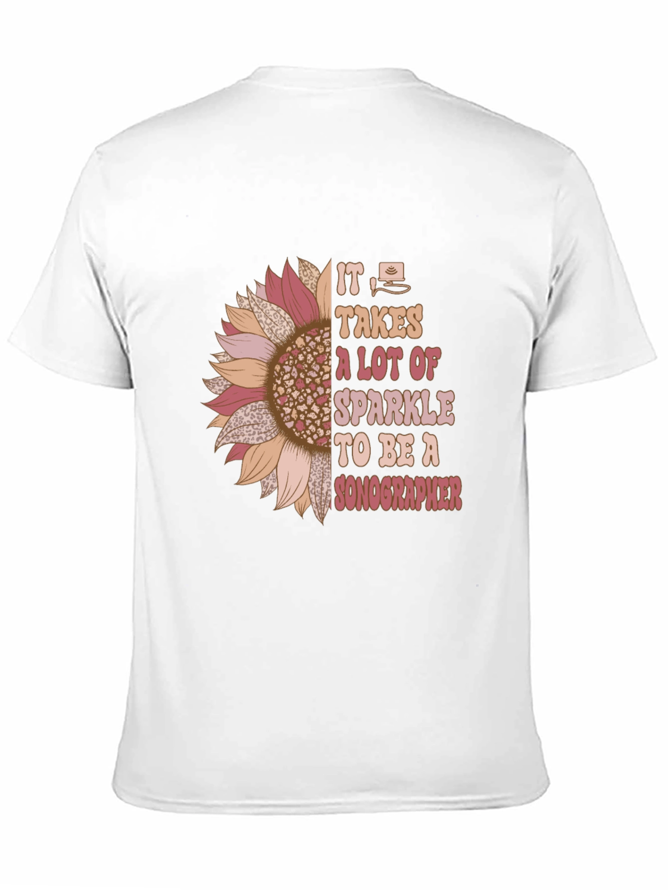 Sonographer Sunflower Graphic Tee