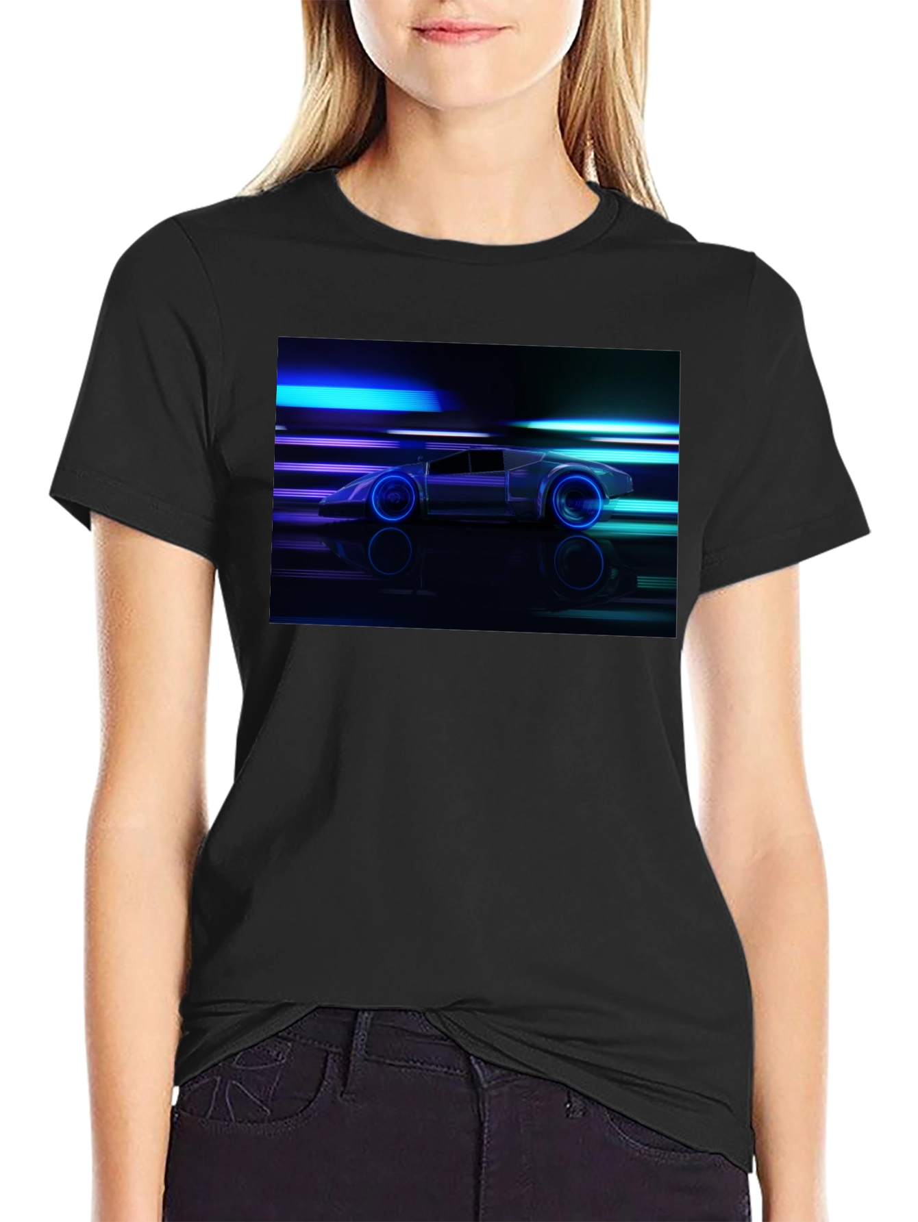Retro Futuristic Car T-Shirt
